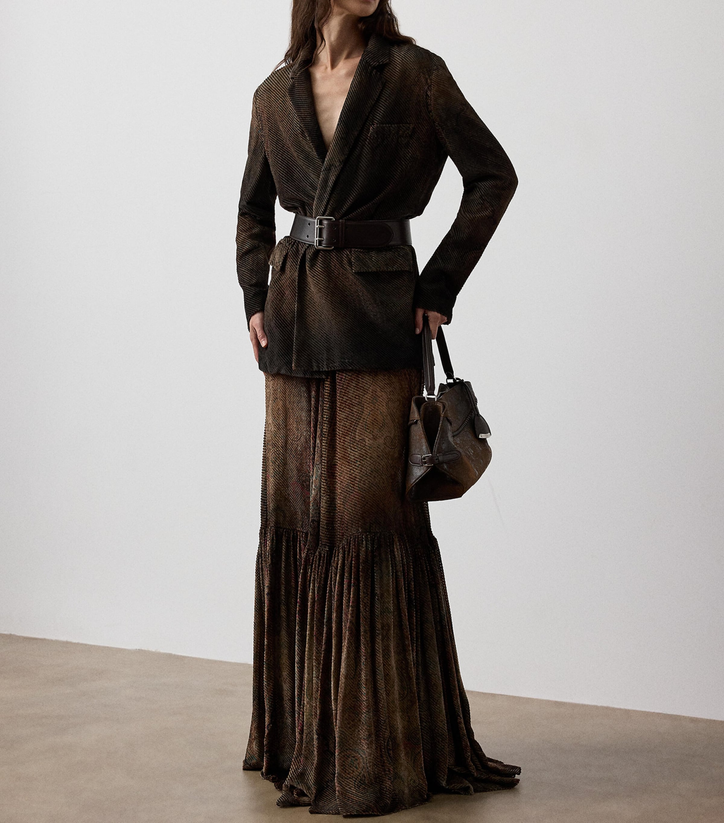 Velvet Devoré Lilianna Jacket COGNAC MULTI Image 2