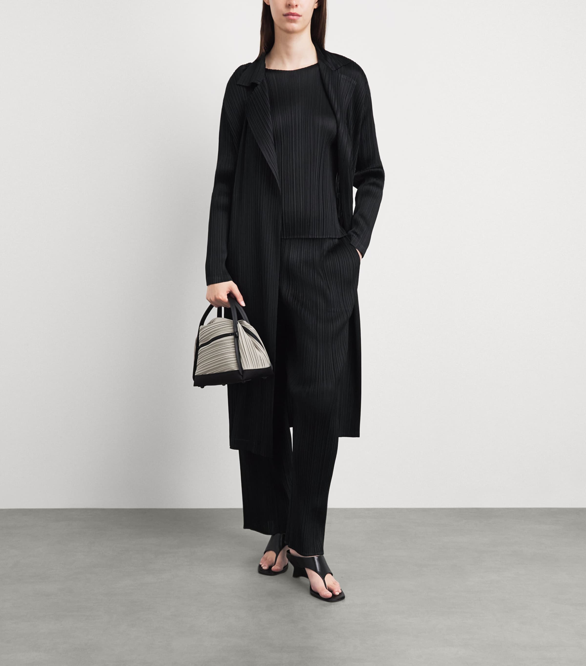 Pleats Please Issey Miyake Black Monthly Colors February Top