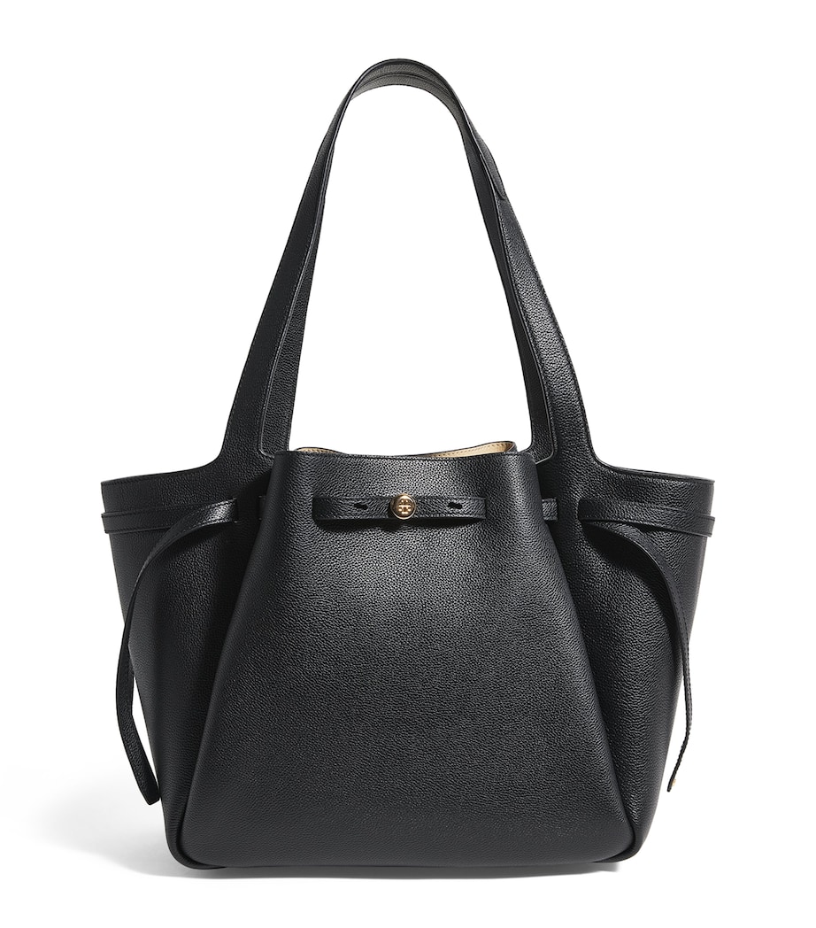Leather Romy Tote Bag BLACK 001 Image 1