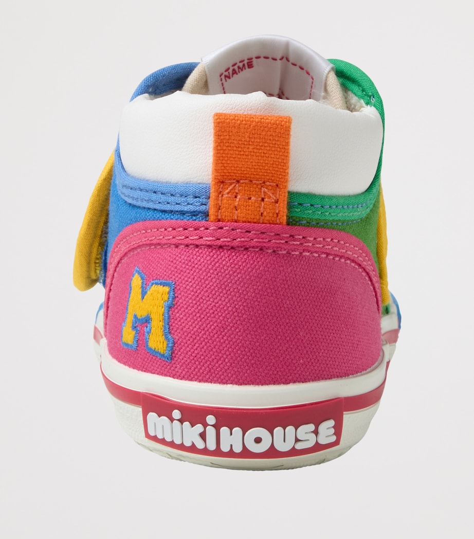 Miki House Cotton Embroidered Sneakers Image 7