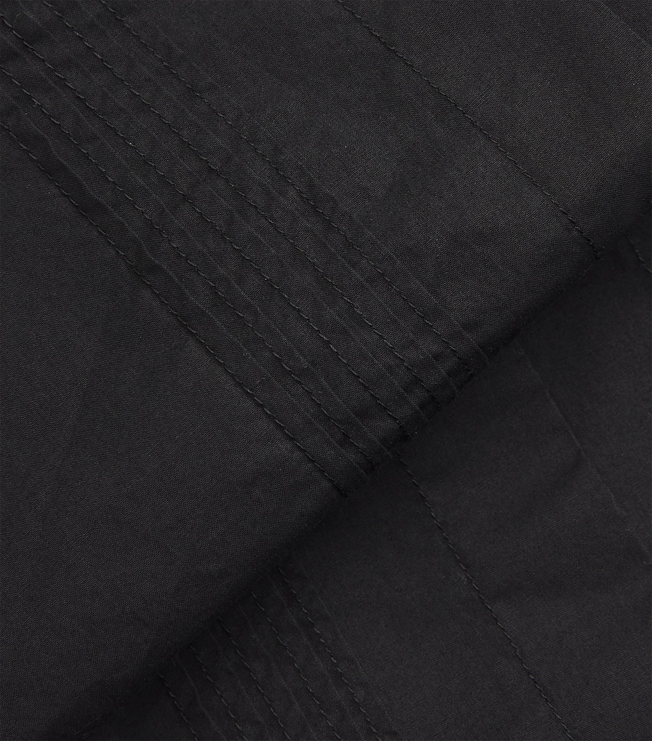 DÔEN Womens Tiered Sebastiane Midi Skirt Black Image 5