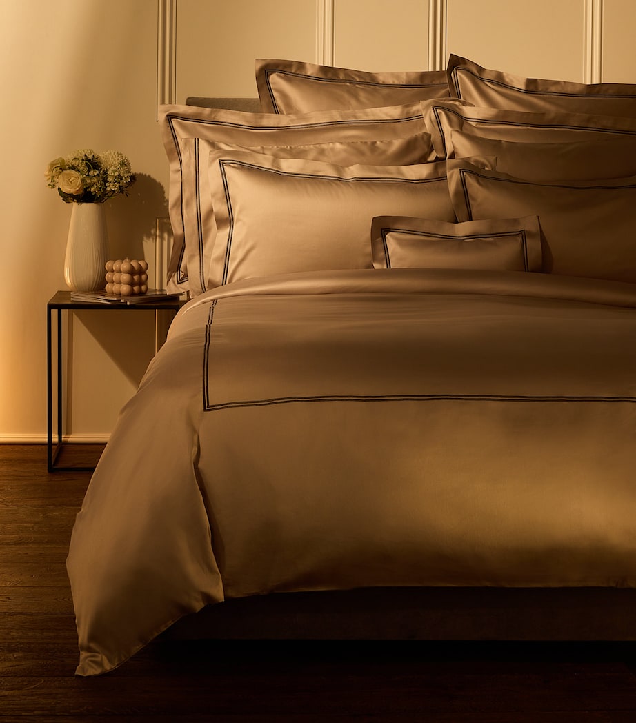 Pendle King Oxford Pillowcase (50cm x 90cm) GREY Image 6