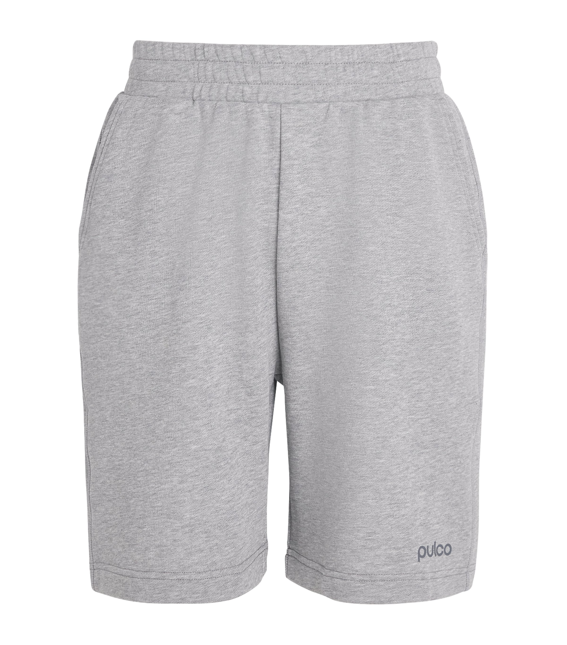 Pulco Studios Mens Relaxed Shorts Grey Marl Image 1