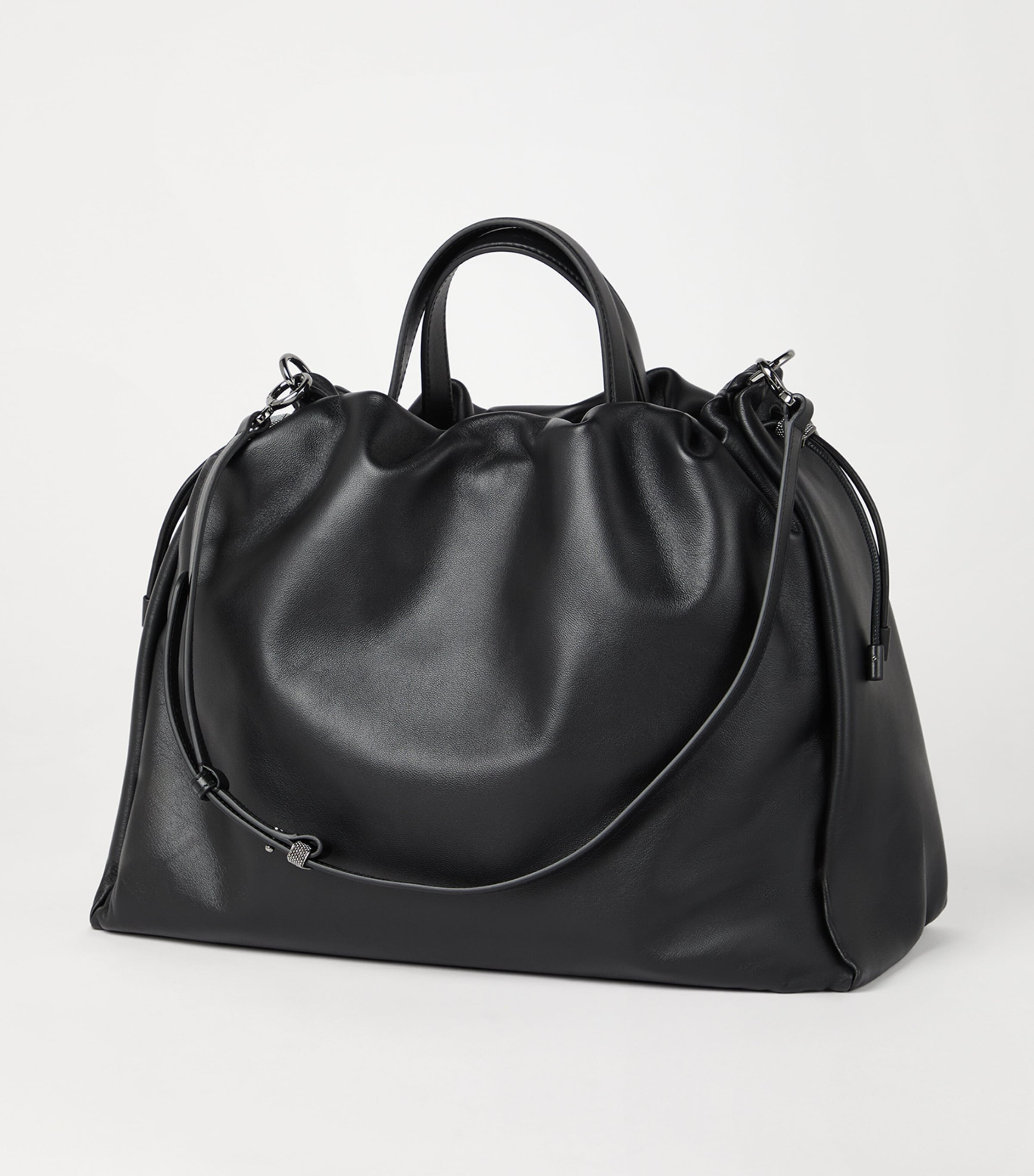 Large Leather Mellow Bucket Bag C101 Image 4