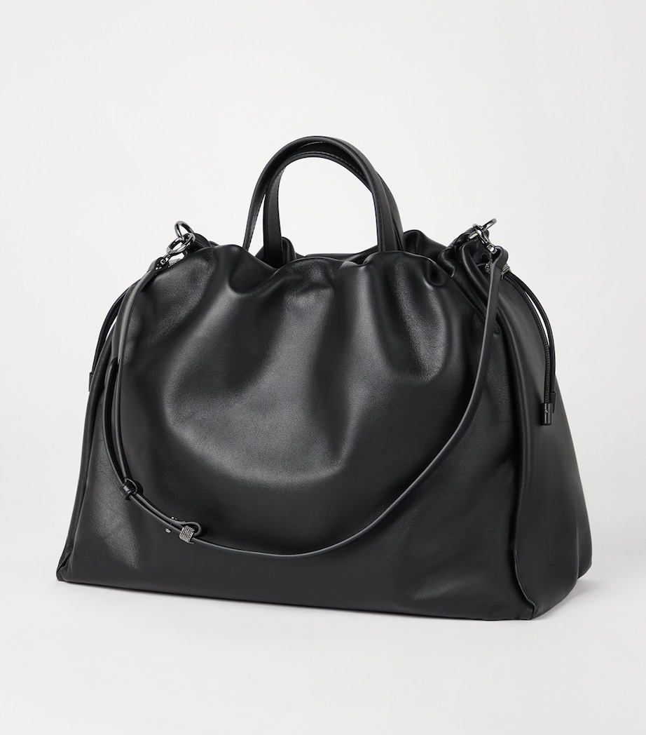 Large Leather Mellow Bucket Bag C101 Image 4