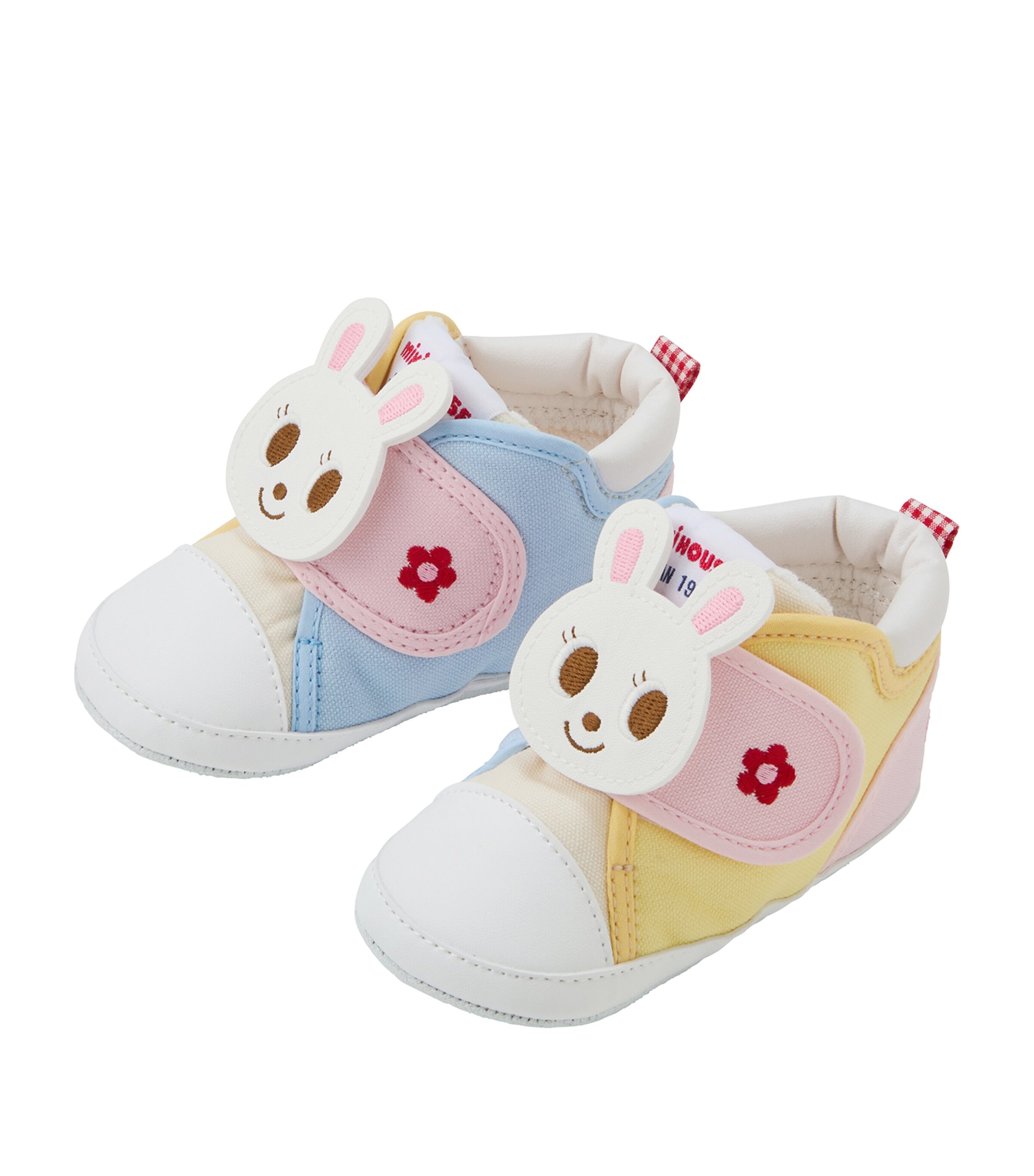 Miki House Bunny Appliqué Sneakers | Kids New In | Baby Clothing | Baby Shoes | Trainers | Designers | Miki House