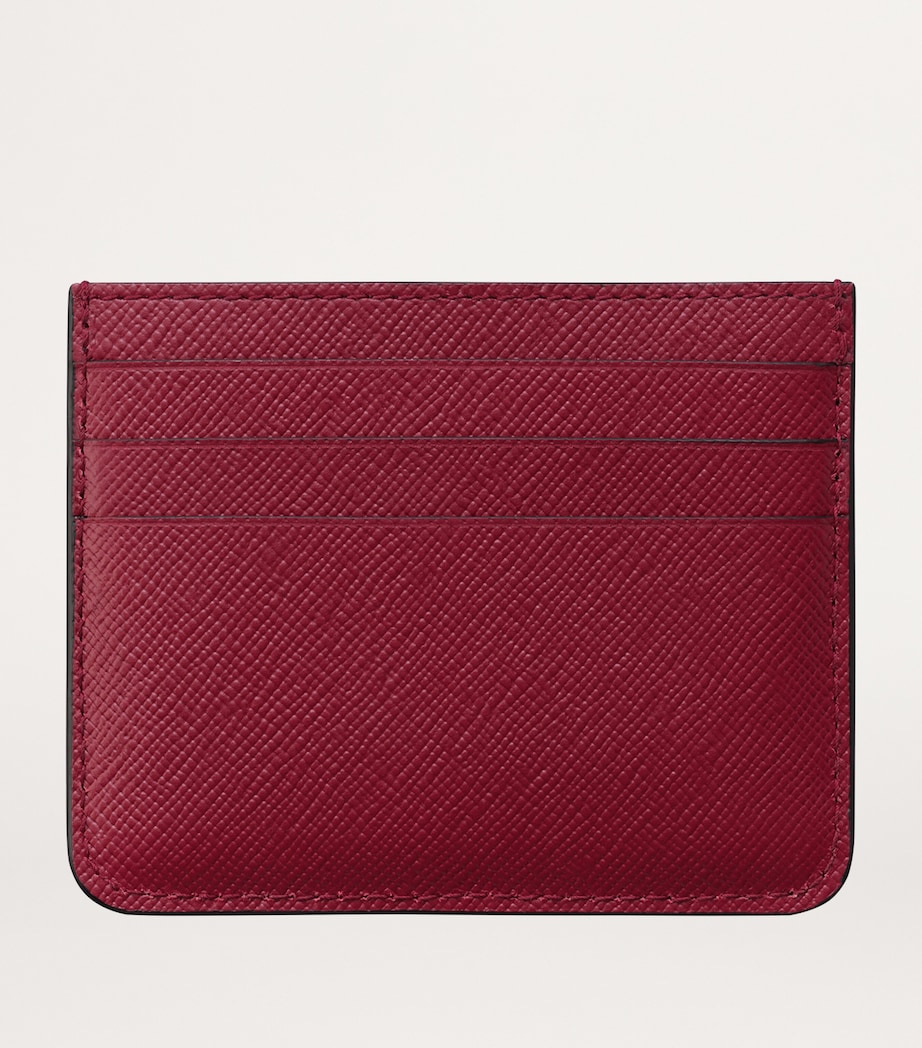 Leather C de Cartier Embroidered Card Holder RED Image 2