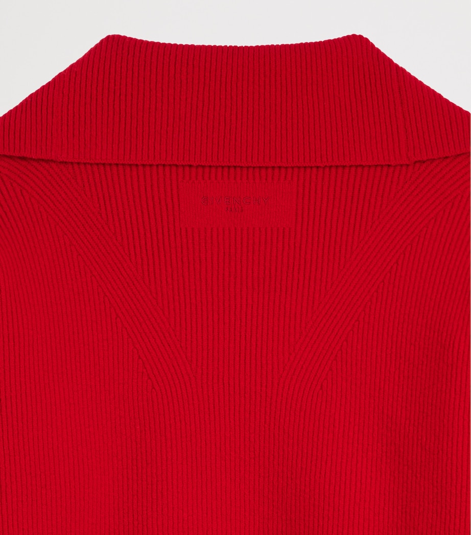 Givenchy Womens Wool-Blend Zip-Up Cardigan Image 8
