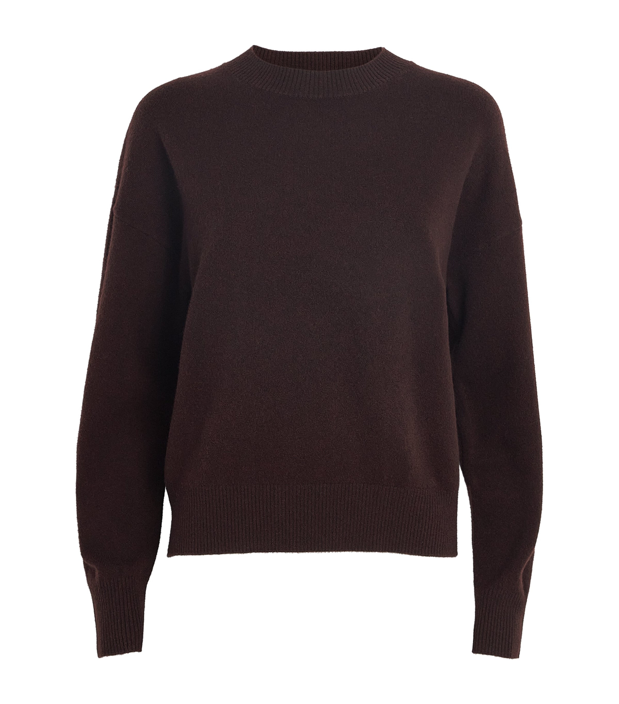 Yves Salomon Wool-blend Sweater In Brown