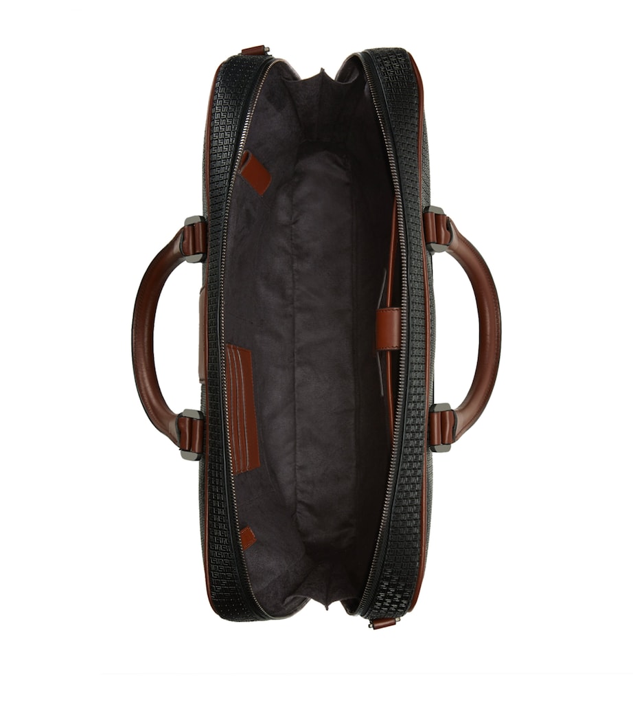 Canvas City Briefcase BLACK LEATHER Image 3