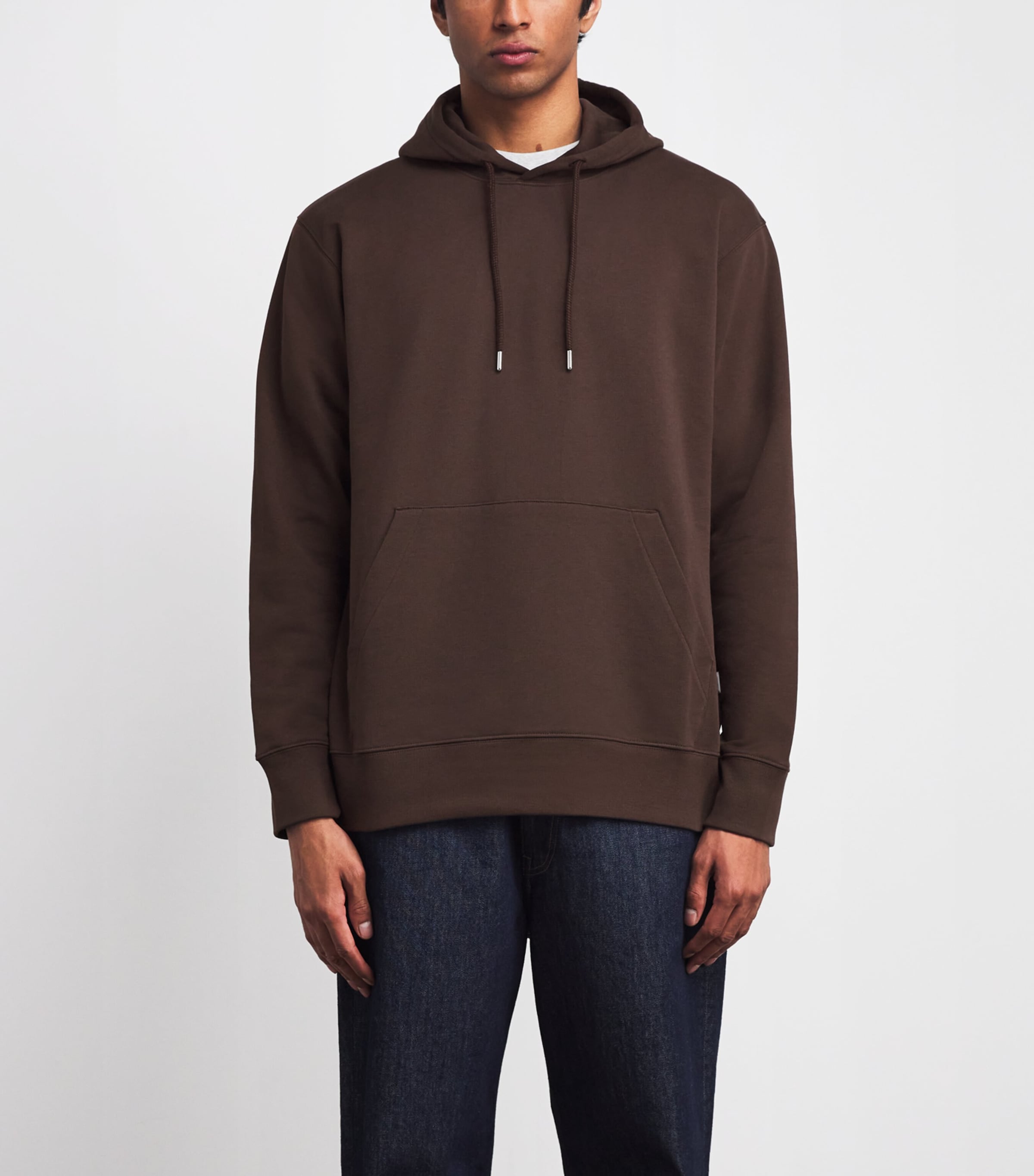 Organic Cotton Hoodie SEAL BROWN Image 3