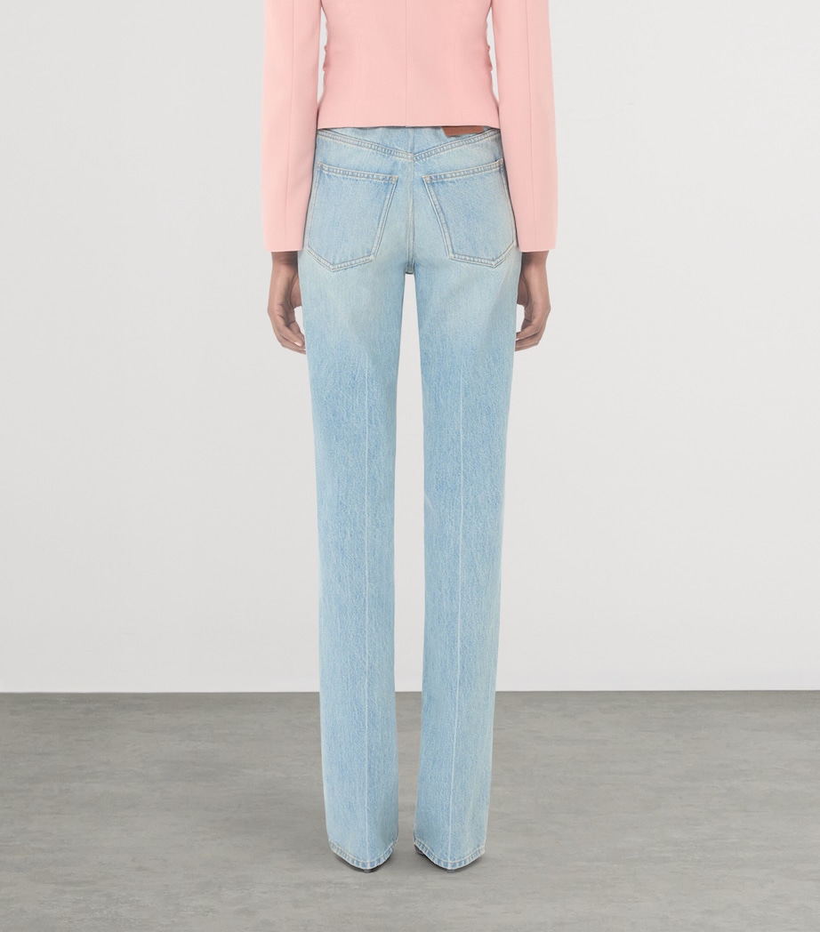 Valentino Womens Straight Leg Jeans Flx Image 4