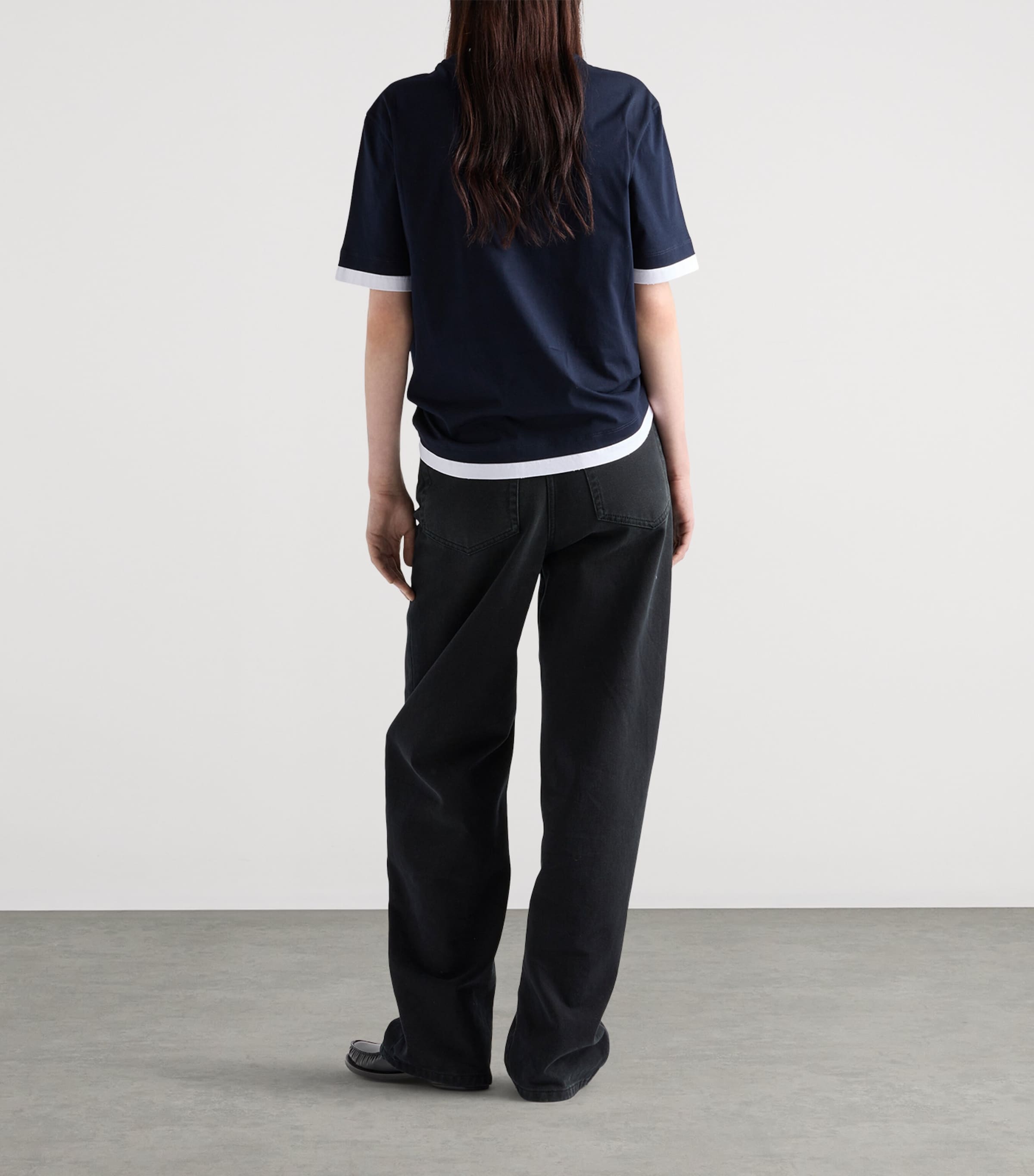 Prada Cotton Layered T-Shirt | Harrods UK