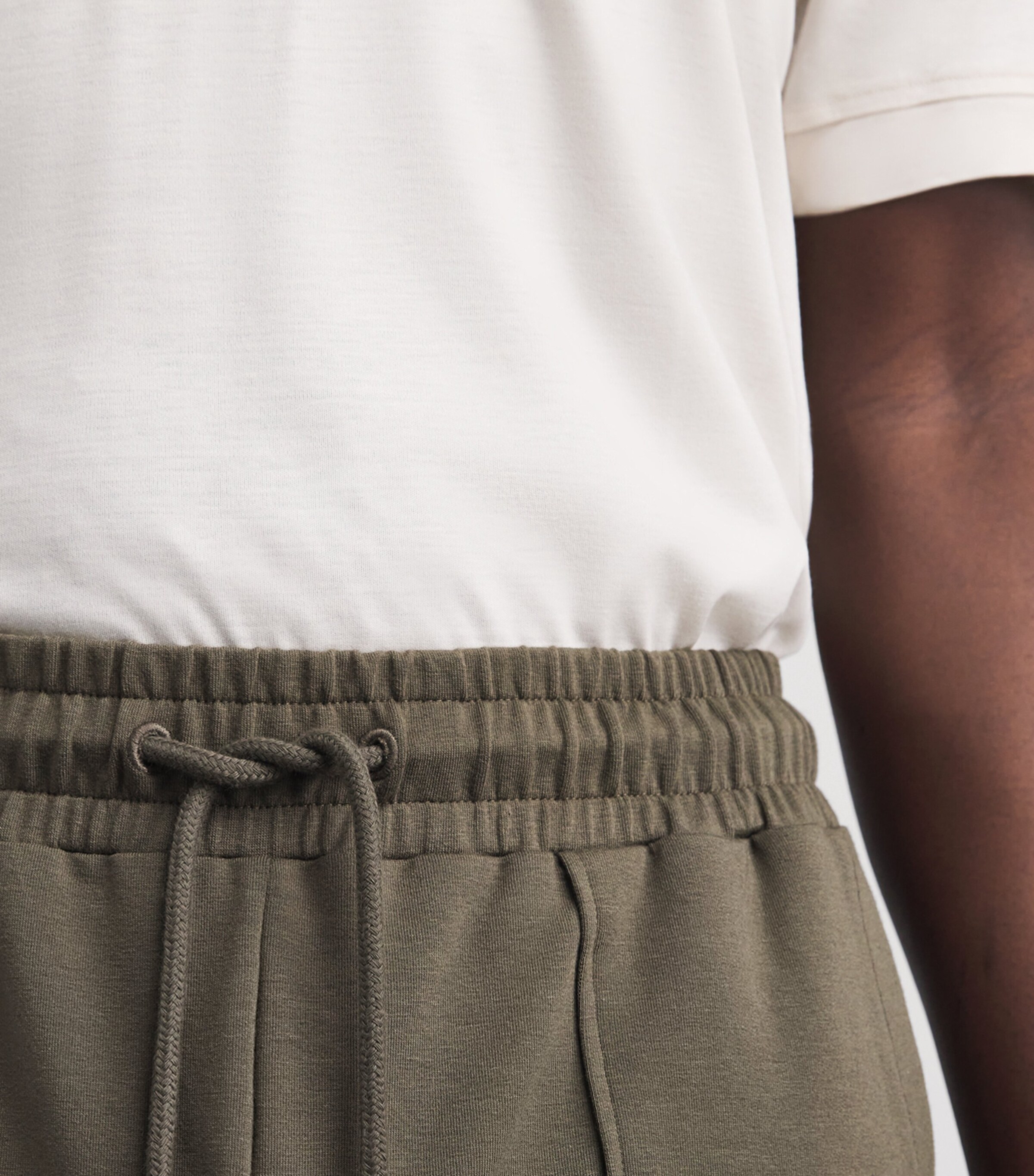 Zimmerli Mens Modal-Cotton Summer Lounge Shorts Walnut Tree Image 3