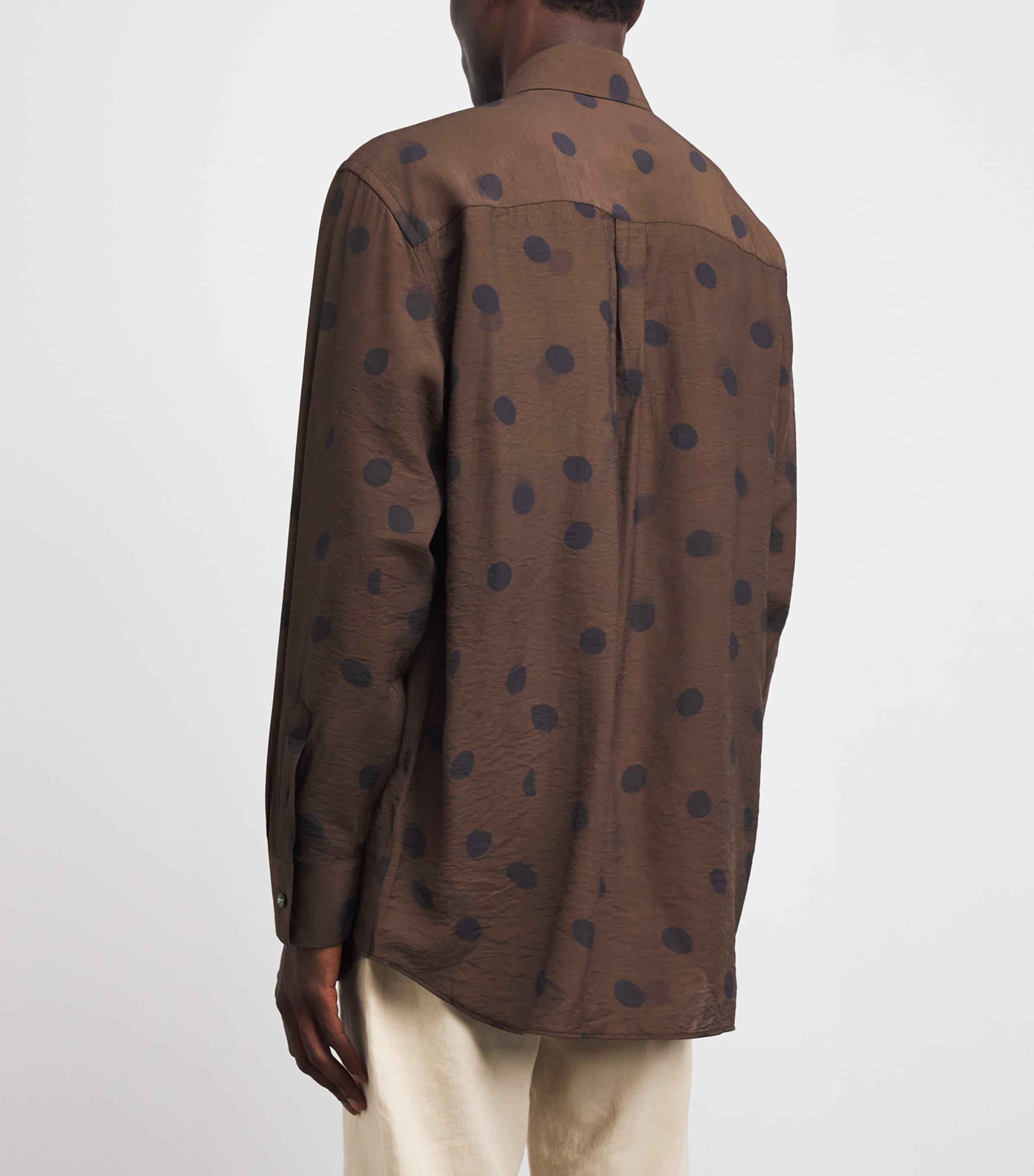 Paul Smith Mens Polka-Dot Shirt Image 5