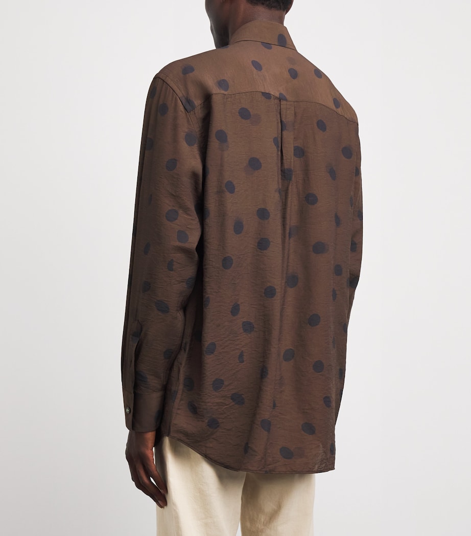 Paul Smith Mens Polka-Dot Shirt Image 5