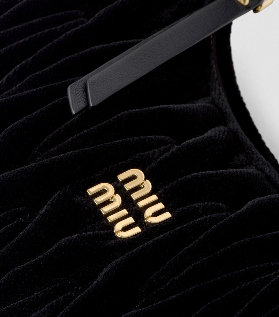 Small Velvet Wander Top-Handle Bag F0002 Image 8