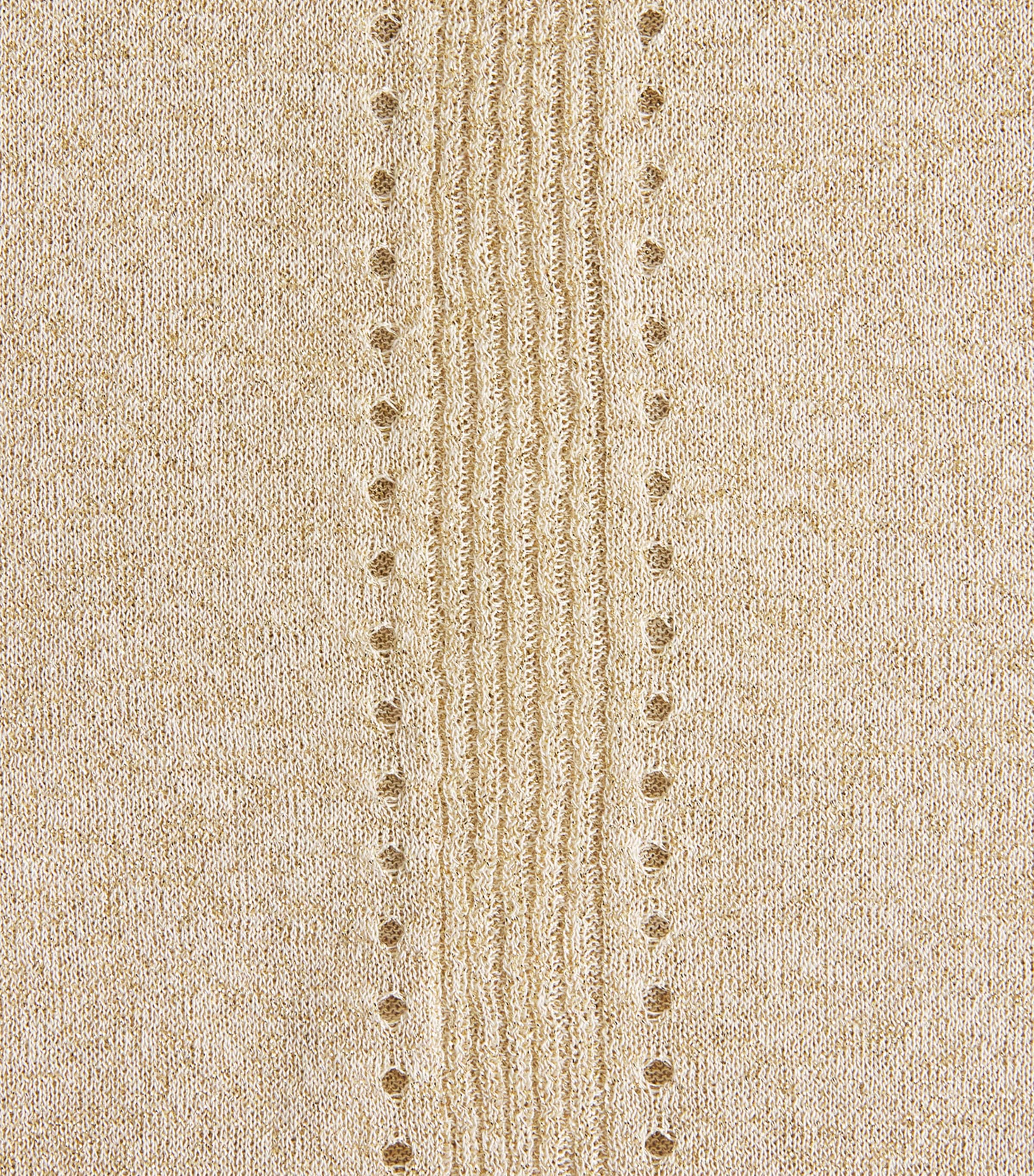 Metallic Lurex Lille Top GILT Image 5