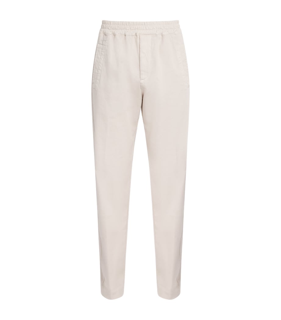 Stretch-Cotton Elasticated Trousers SABBIA Image 1