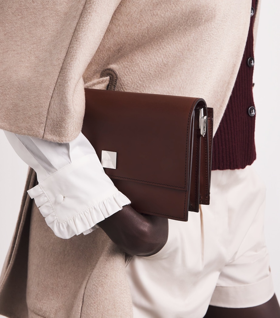 Leather Cross-Body Bag COCOA Image 2