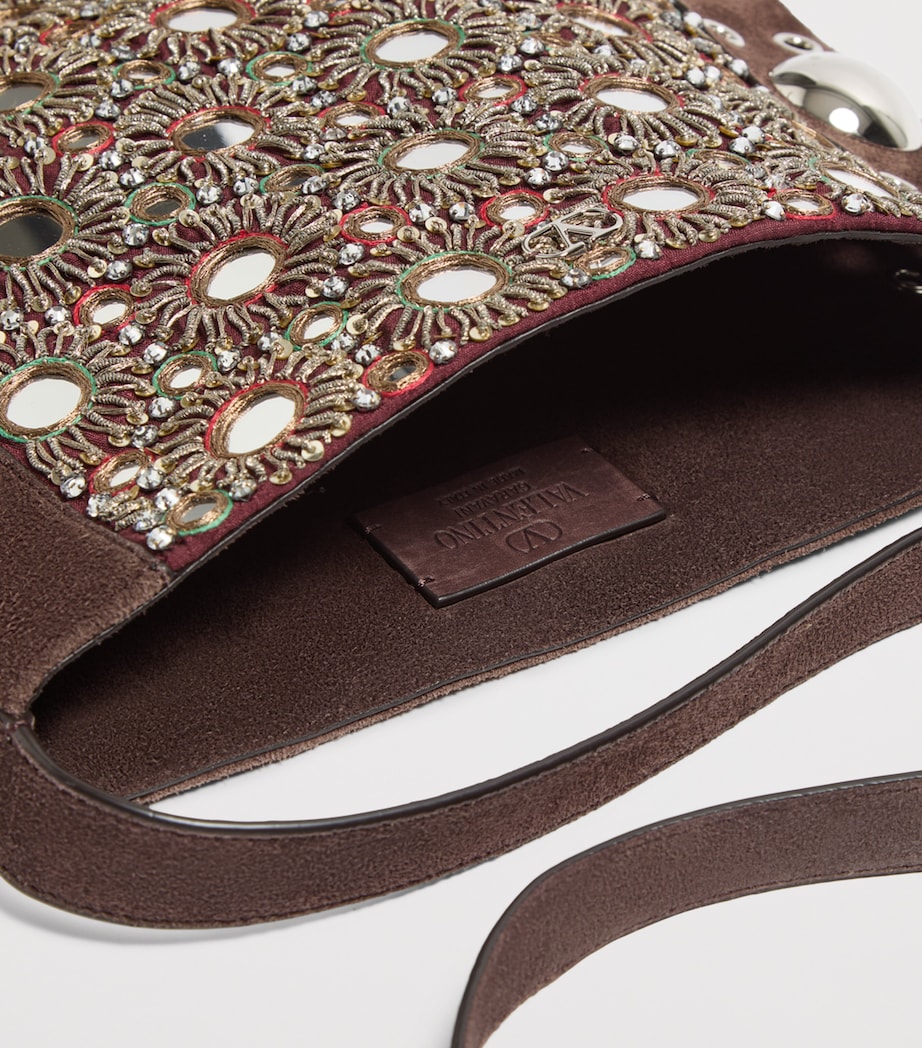 Suede Embellished Nellcôte Shoulder Bag RCB Image 3