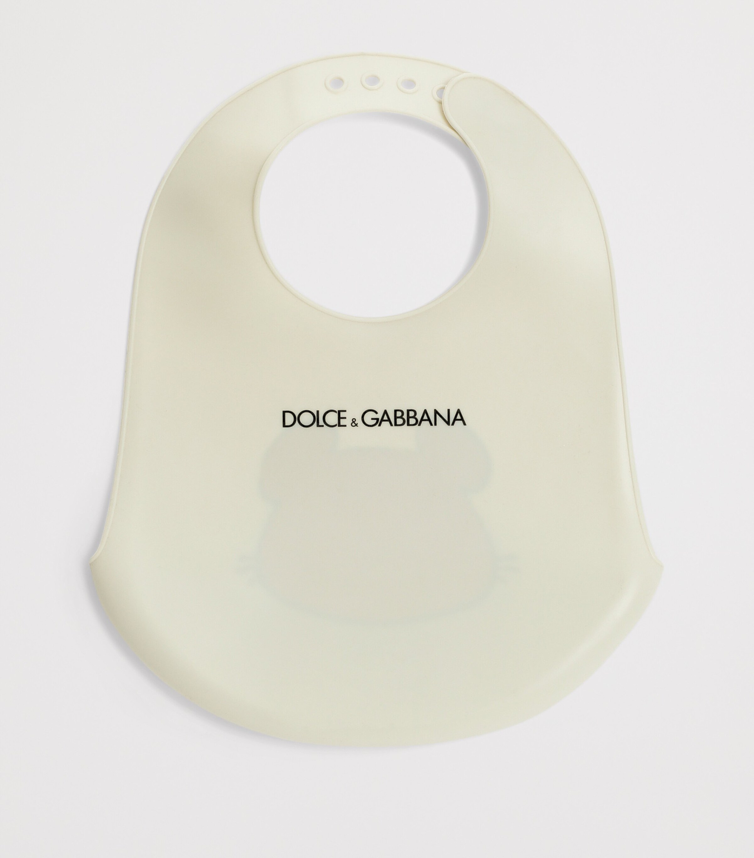 Dolce&Gabbana Kids Leopard Design Bib Very Light Cre Image 2