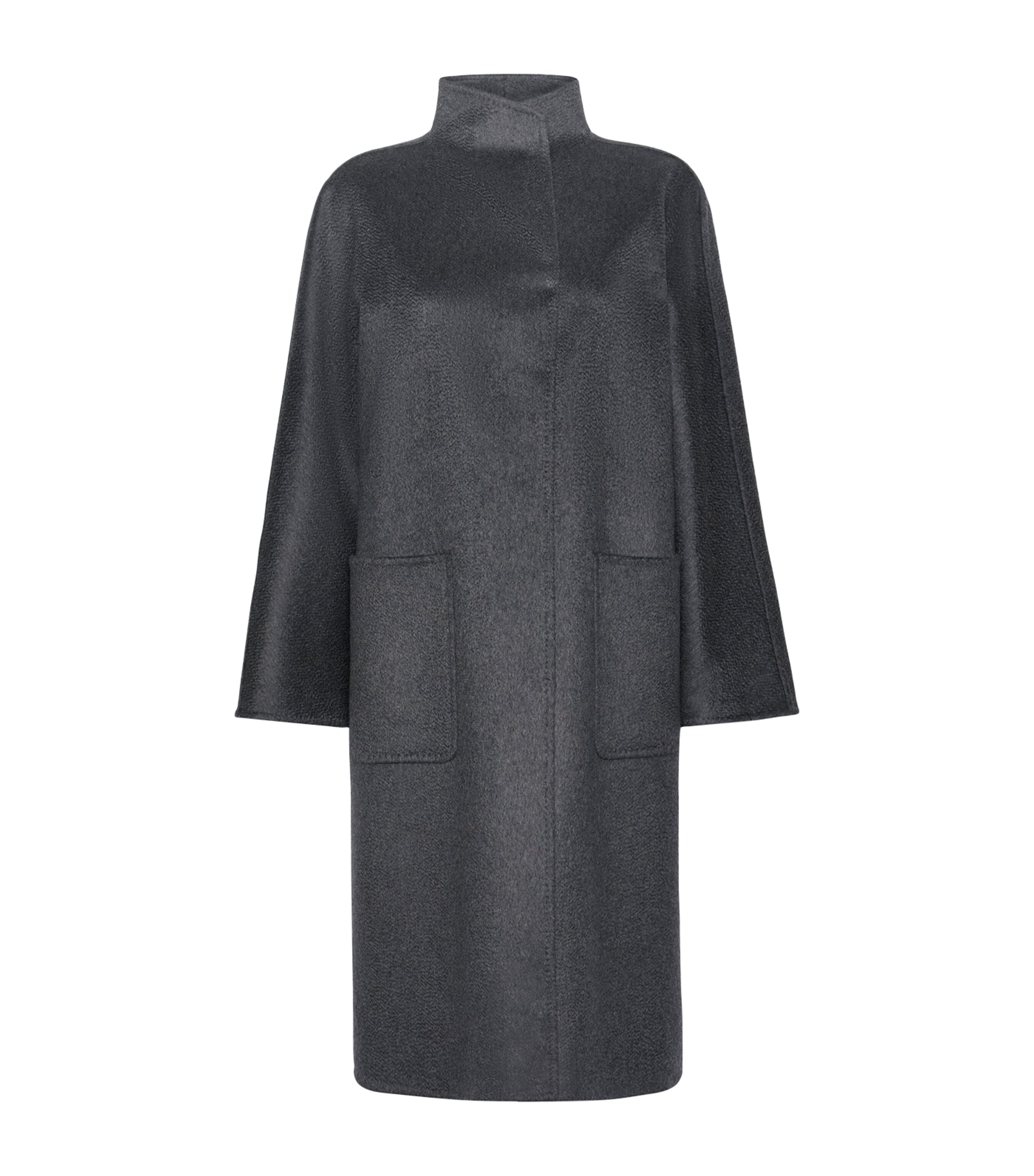 Max Mara Womens Cashmere Lilia Coat Dark Grey Image 1