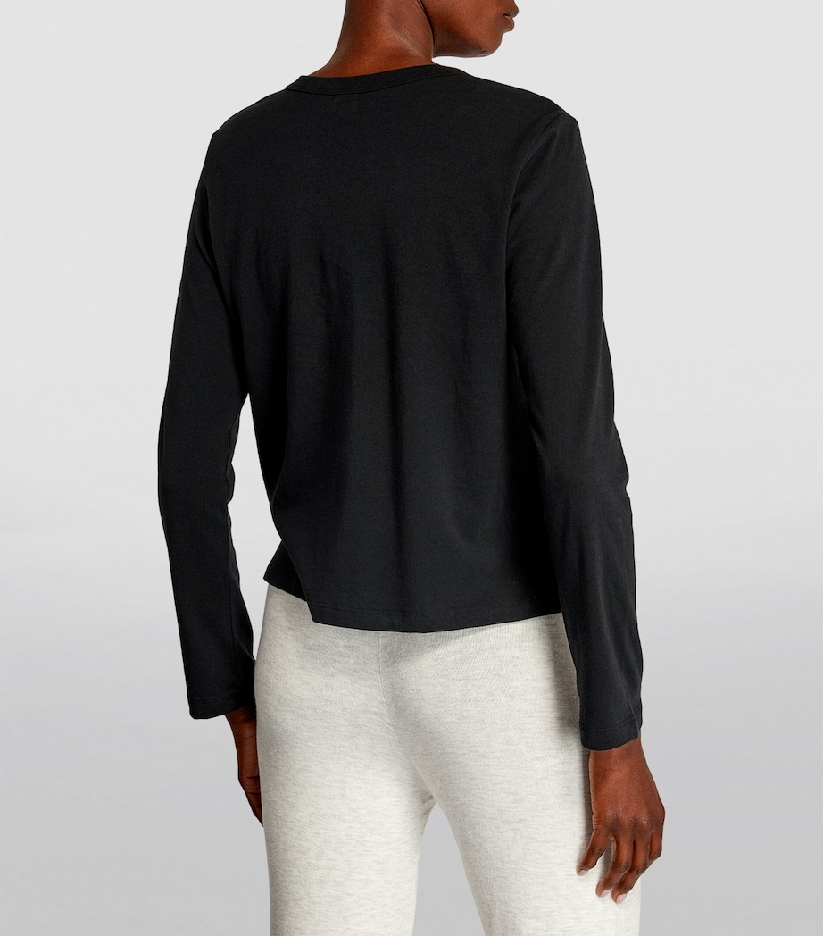 Long-Sleeved Maya T-Shirt BLACK Image 4