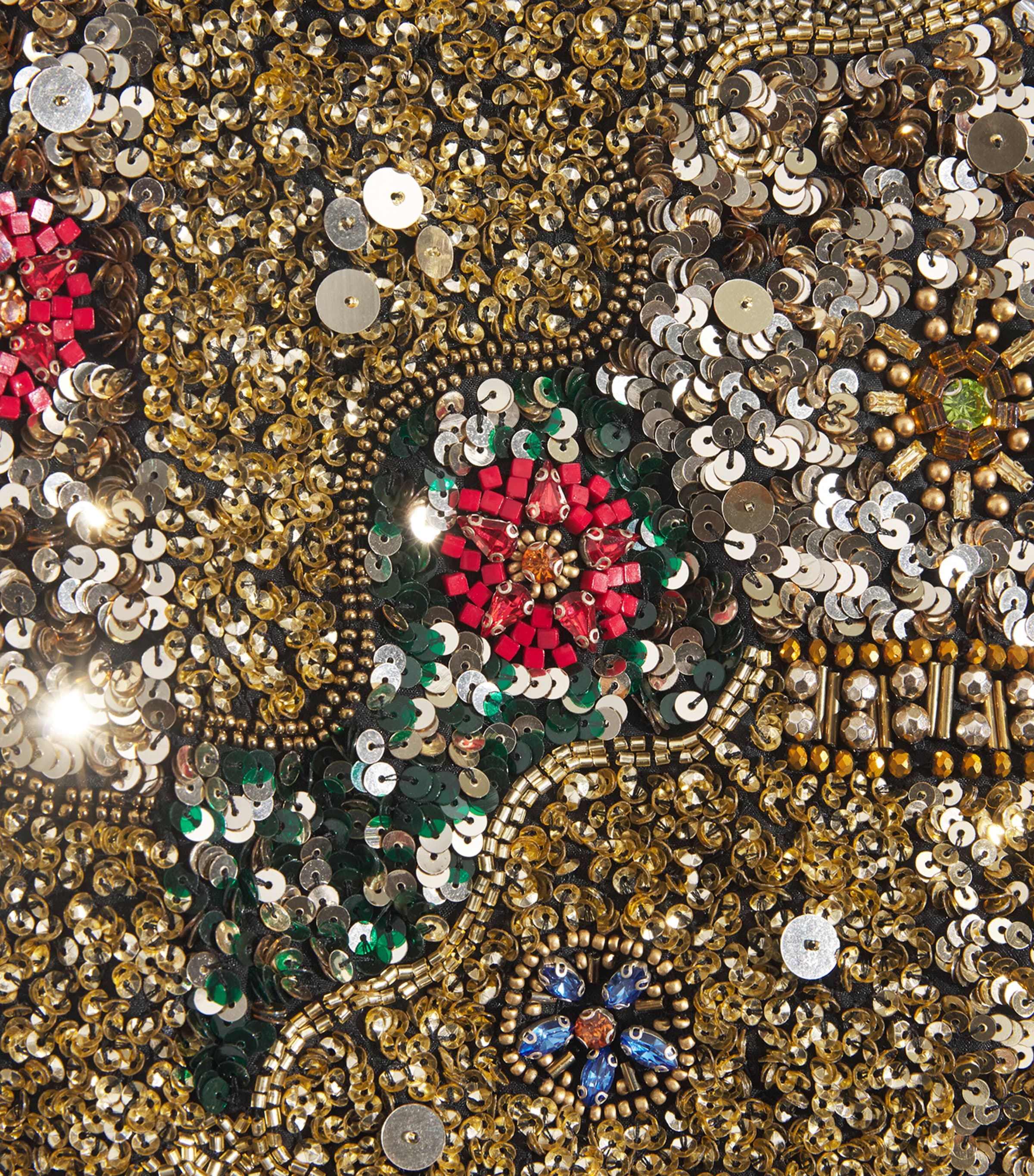 Alice+Olivia Womens Embellished Kidma Jacket Gold/multi Image 6
