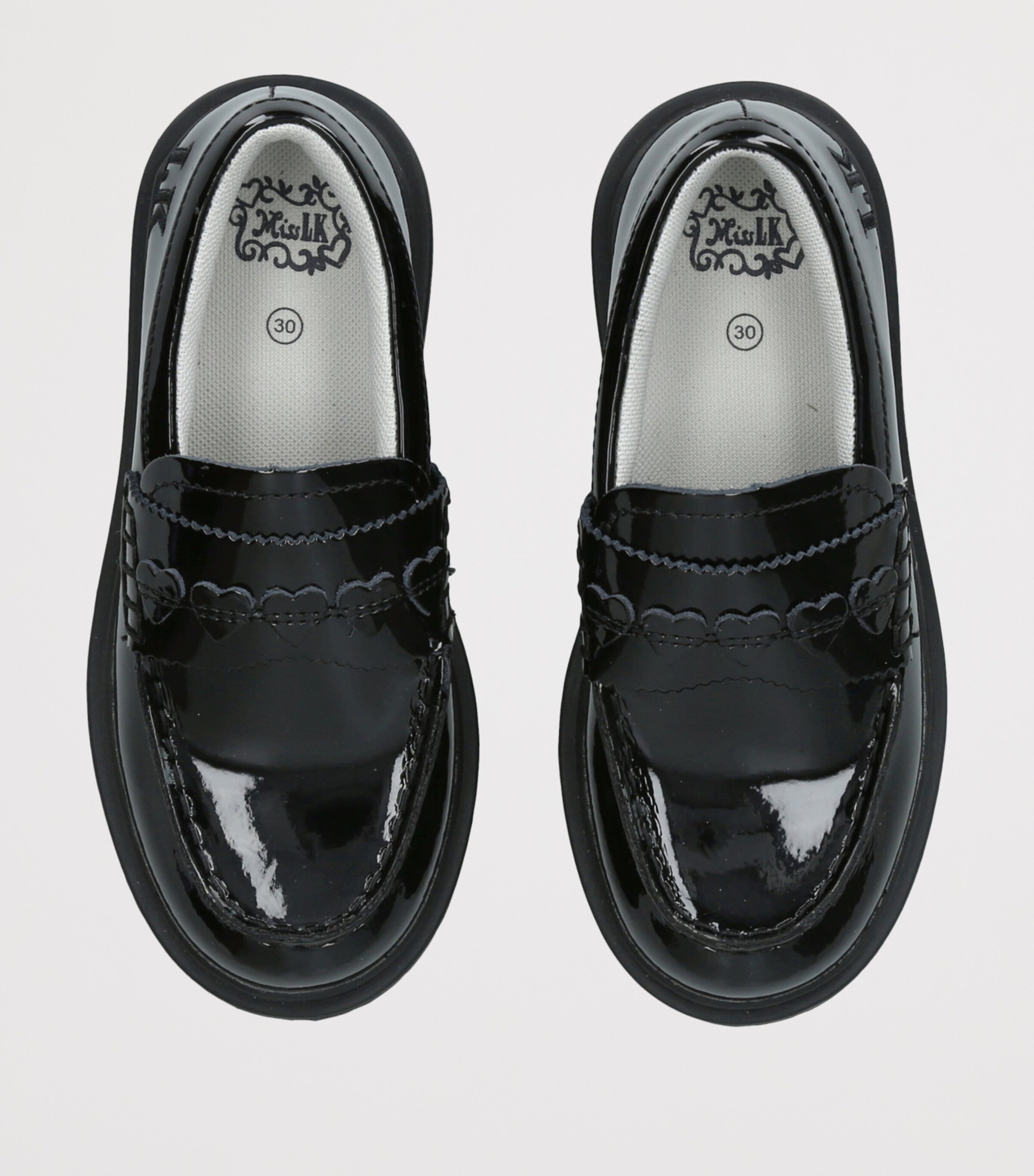 Lelli Kelly Patent Leather Clara Loafers Black Image 3