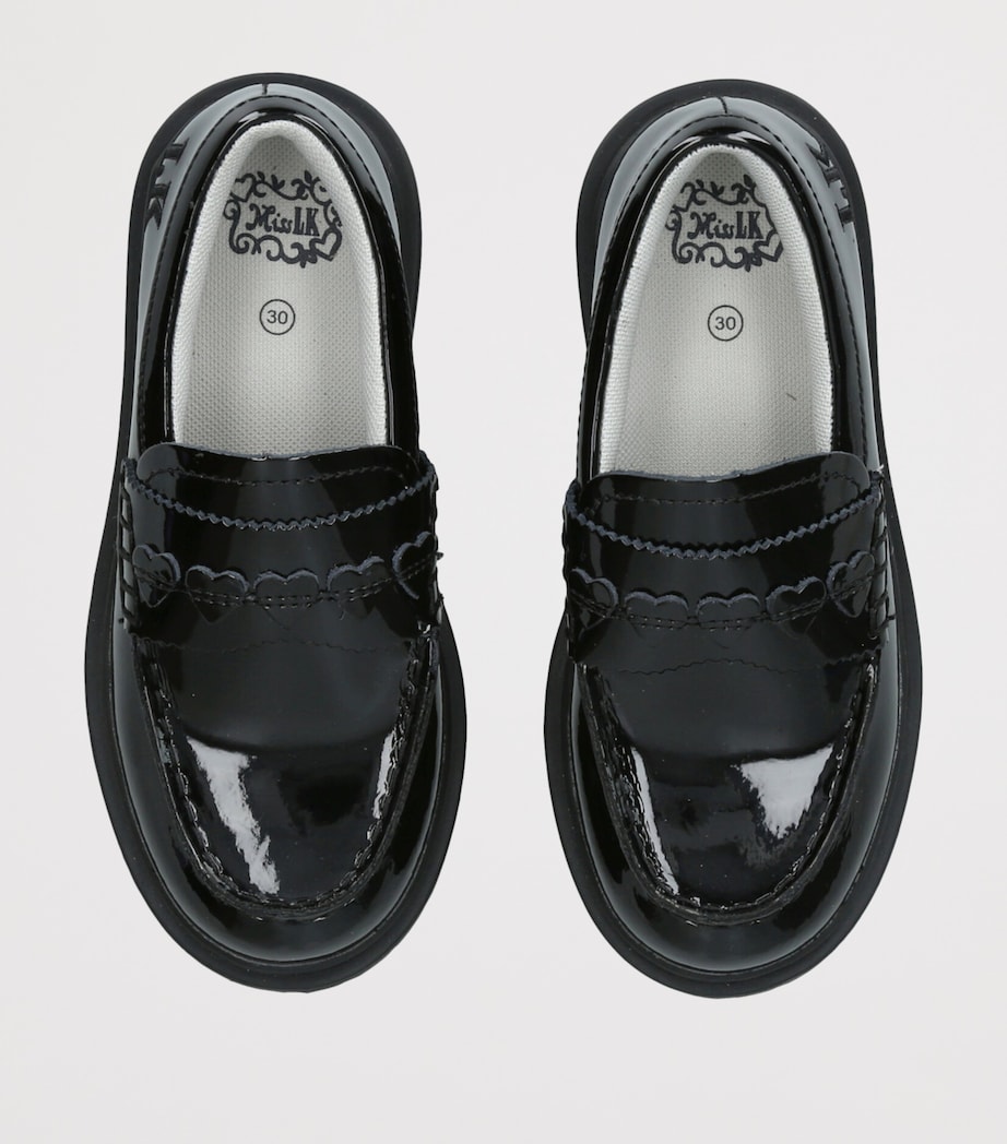 Lelli Kelly Patent Leather Clara Loafers Black Image 3