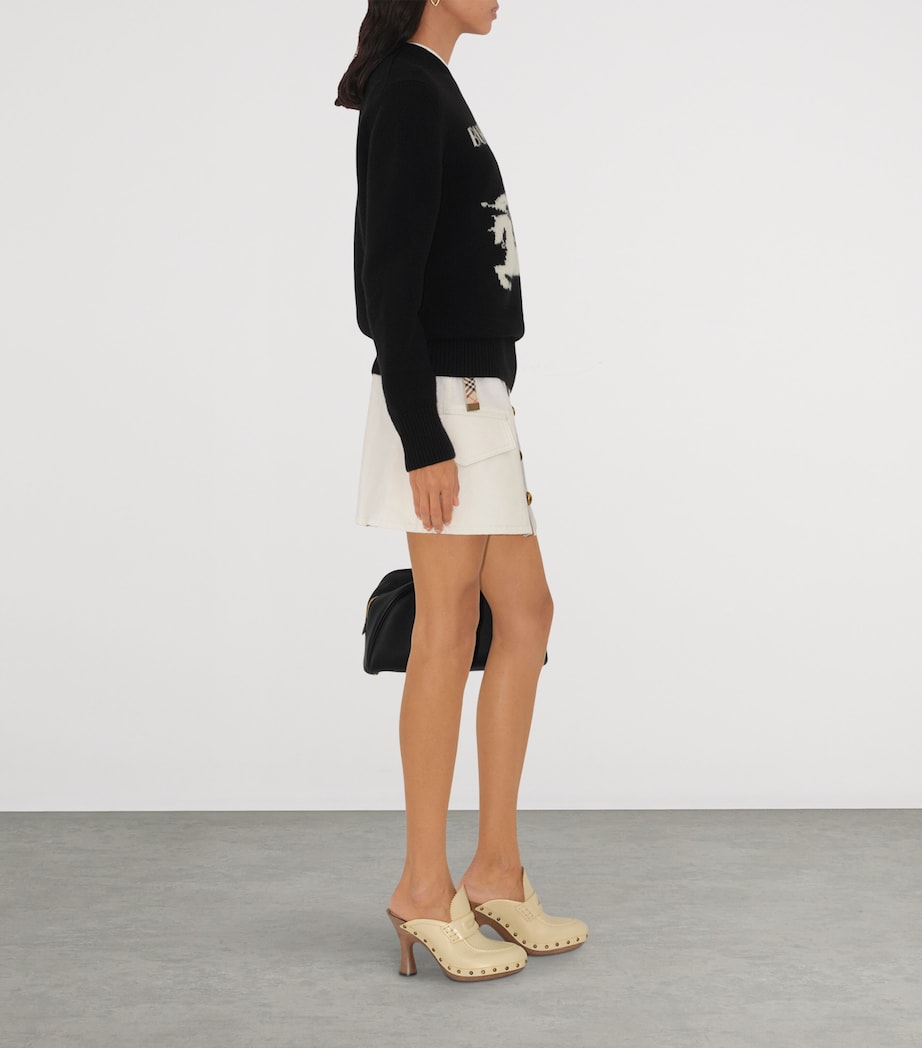 Wool-Cashmere EKD Sweater BLACK Image 3