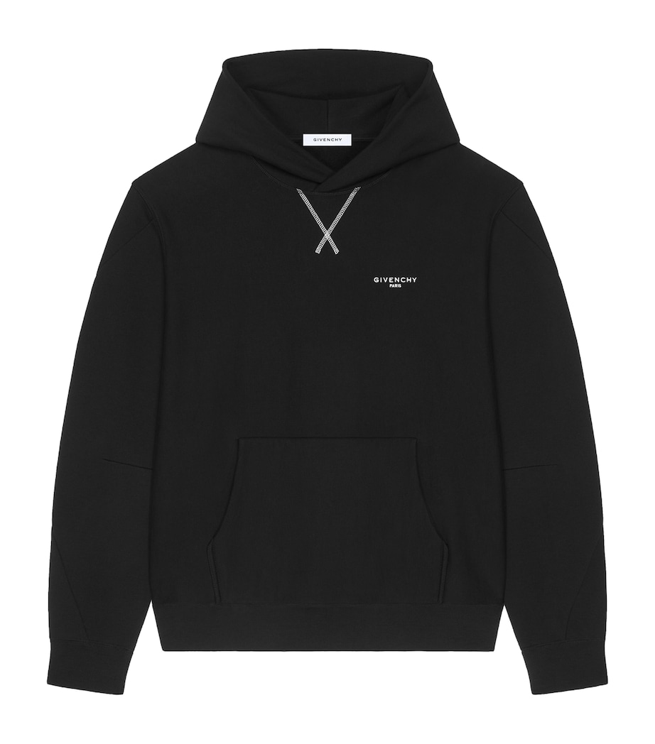 Cotton Logo Hoodie BLACK Image 1