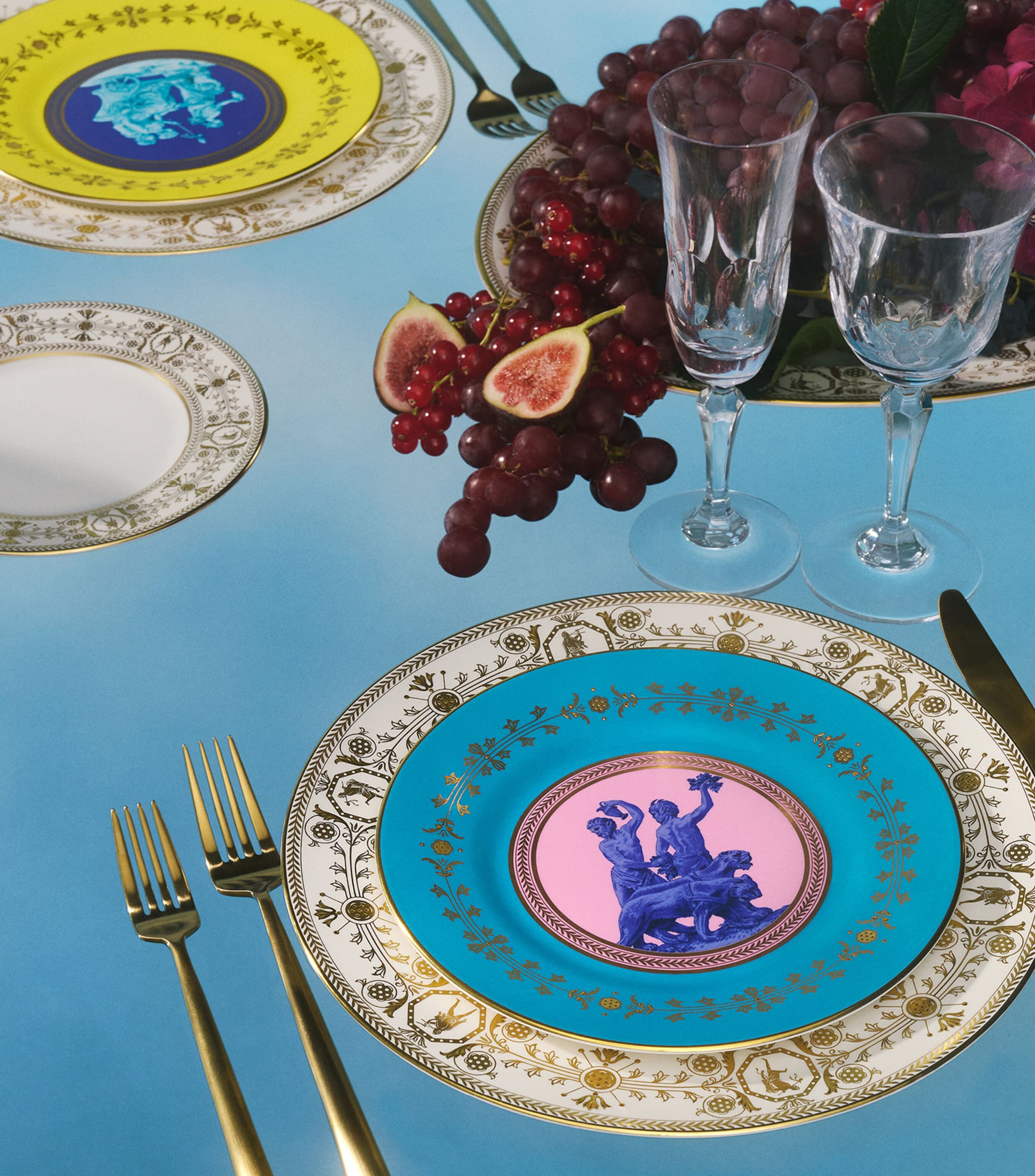 Bone China Bacchus Plate (18cm) PINK Image 8