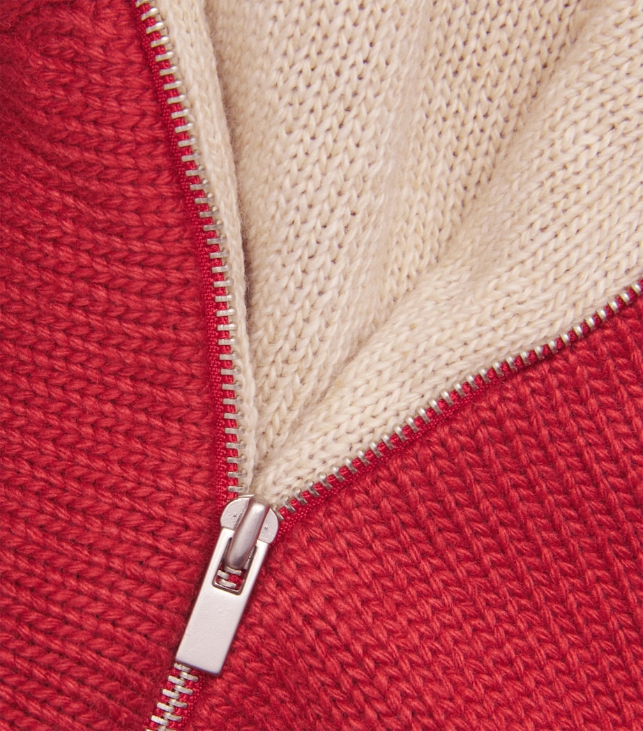 Source Unknown Womens Zip-Shoulder Konny Sweater Rd Image 6