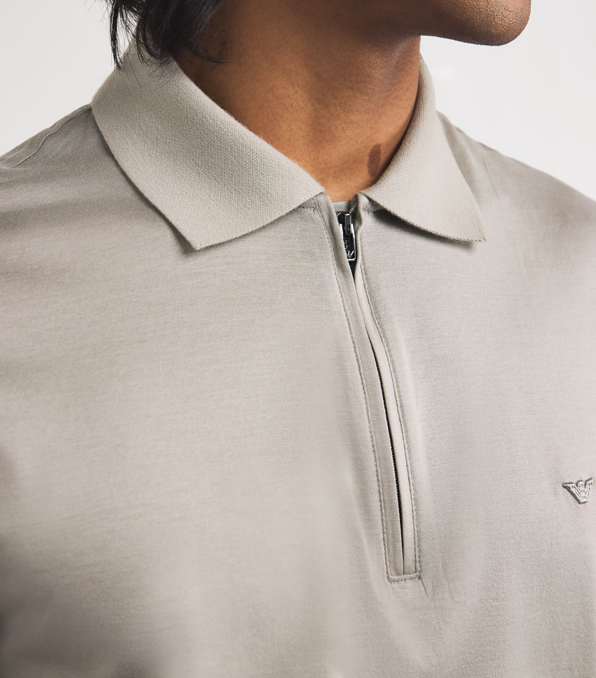 Emporio Armani Cotton Zip-Up Polo Shirt | Men Clothing | Polo Shirts | Designers | Emporio Armani Emporio Armani Cotton Zip-Up Polo Shirt | Men Clothing | Polo Shirts | Designers | Emporio Armani