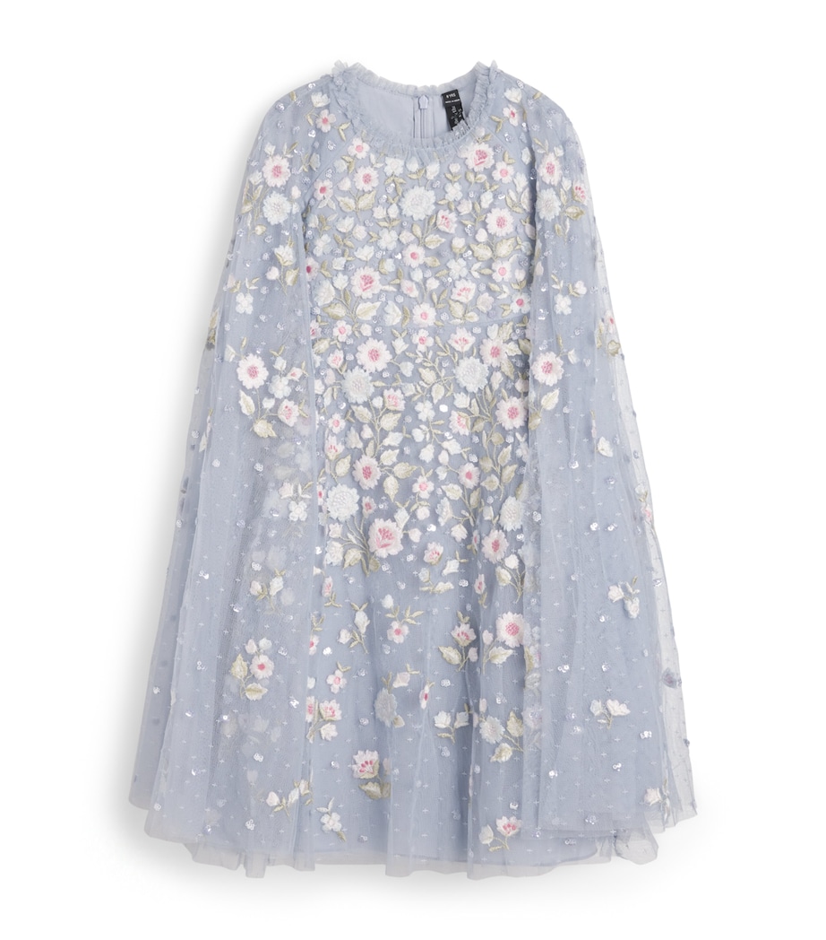Needle & Thread Tulle Ethereal Blooms Cape Dress (8-12 Years) Skmskylight/mult Image 1