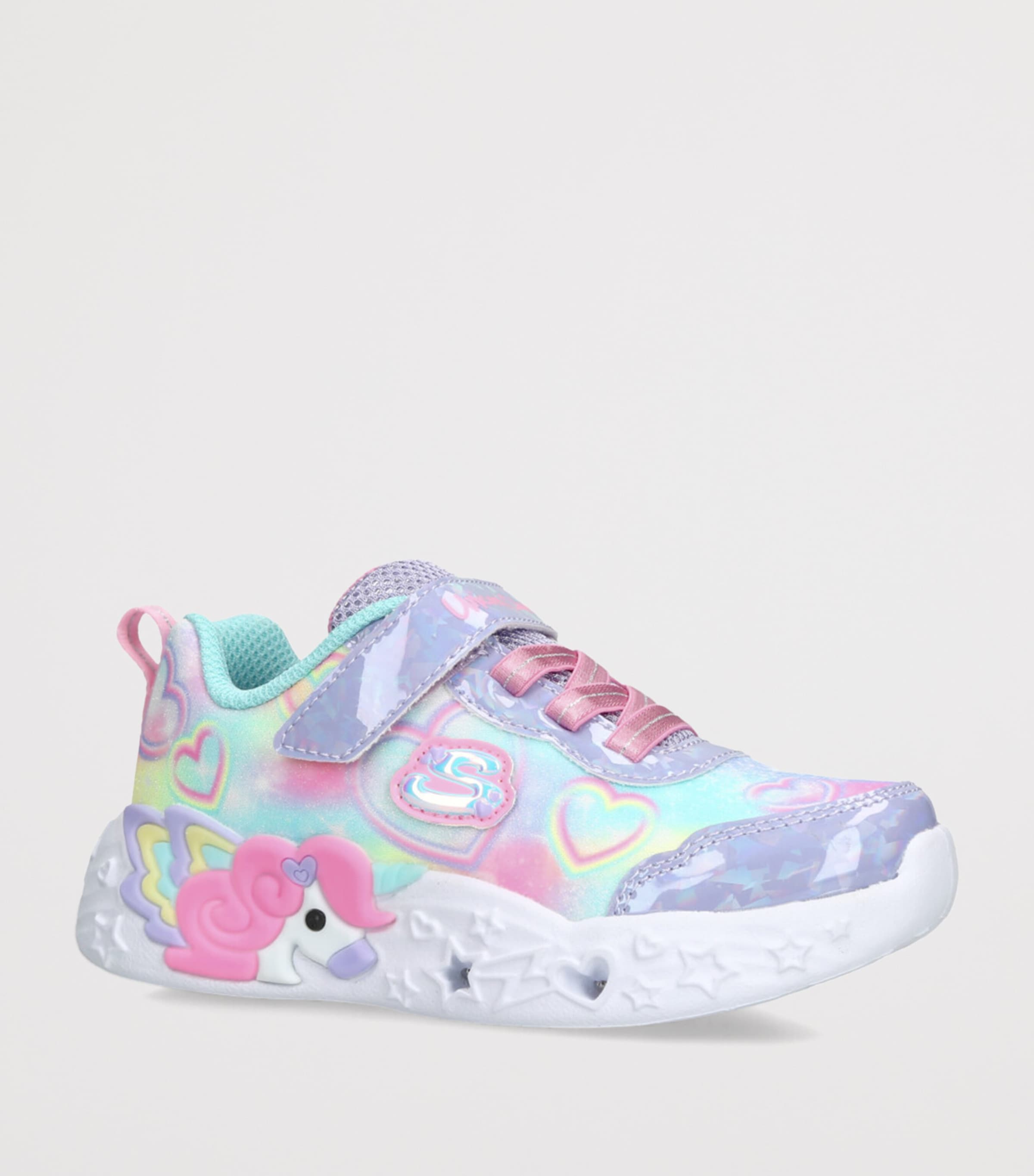 Skechers S-Lights: Unicorn Dreams Sneakers Lilac Image 3