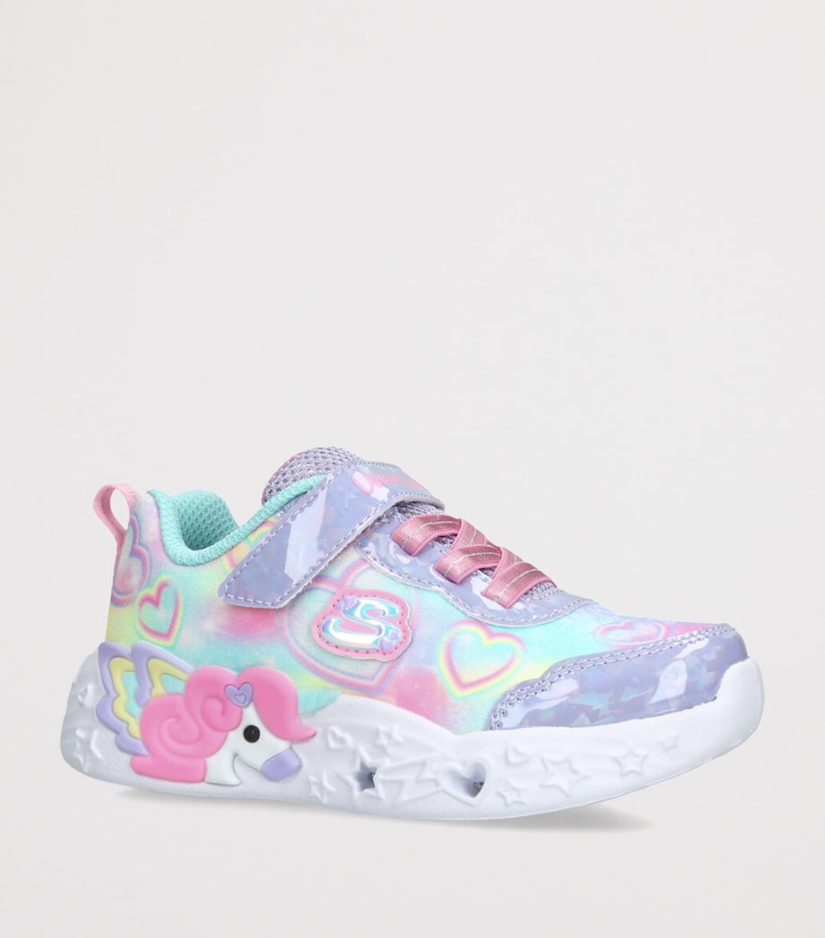 Skechers S-Lights: Unicorn Dreams Sneakers Lilac Image 3