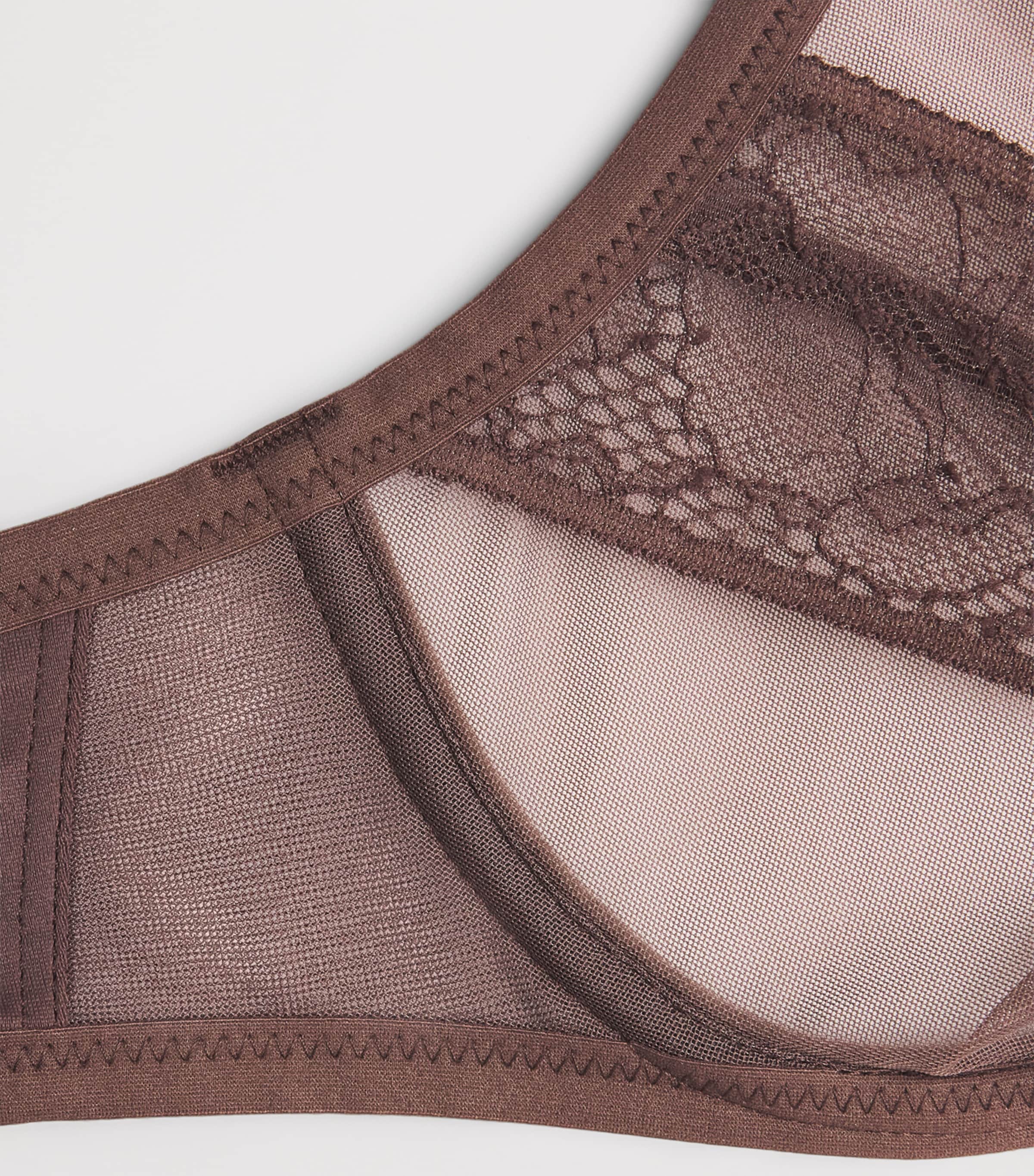 Maison Lejaby Womens Nudite Underwired Bra Espresso Dust Image 4