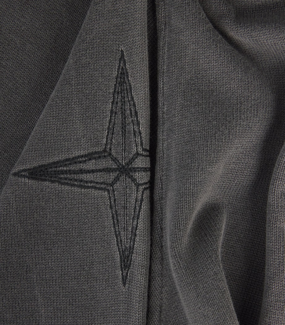 Stone Island Mens Cotton Dyed Vanisé Sweatshirt Image 6