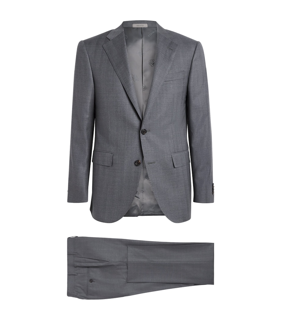 Virgin Wool Academy 2-Piece Suit 016 GREY MELANGE Image 1