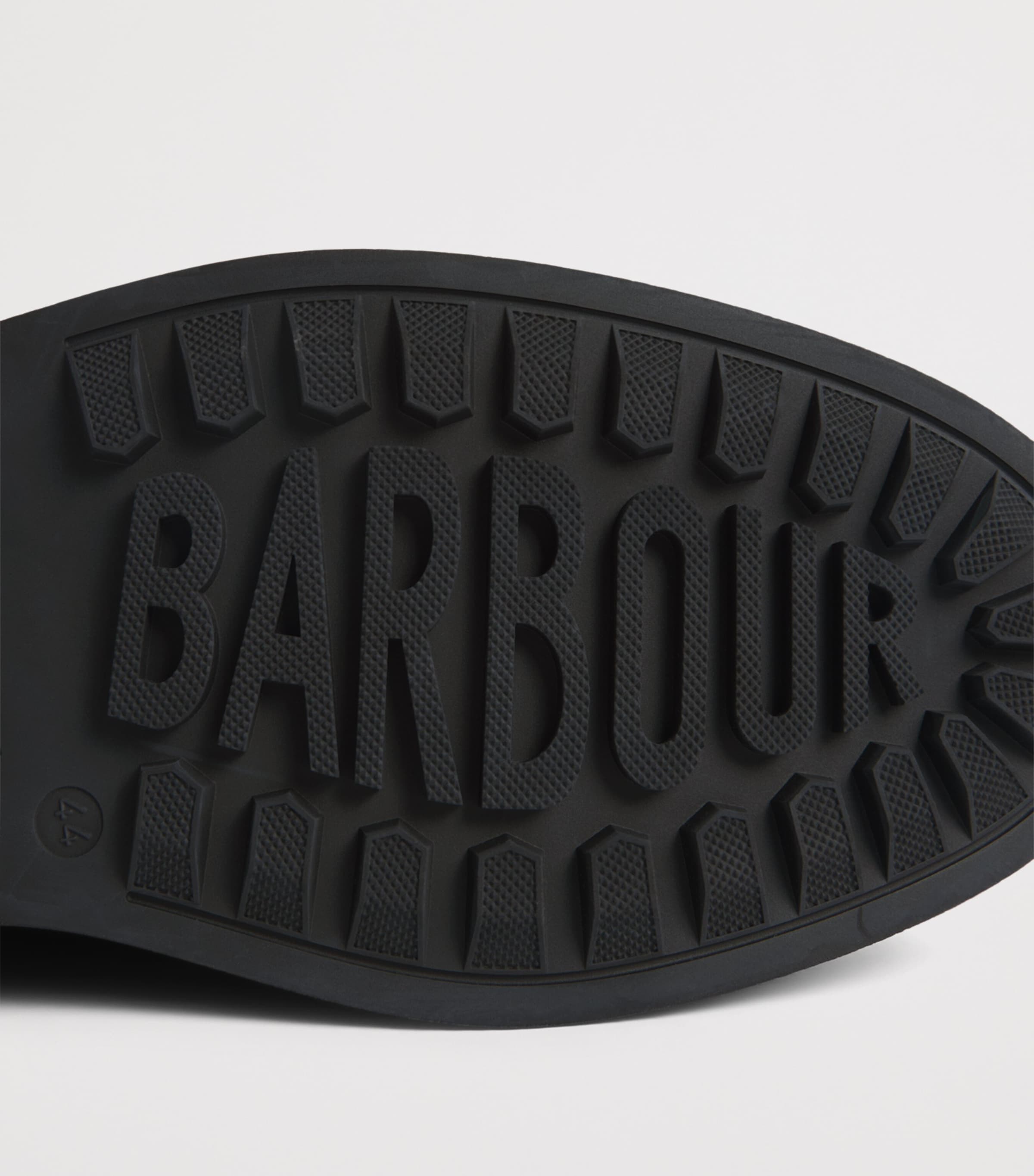 Barbour Leather Hale Chelsea Boots Black Image 5