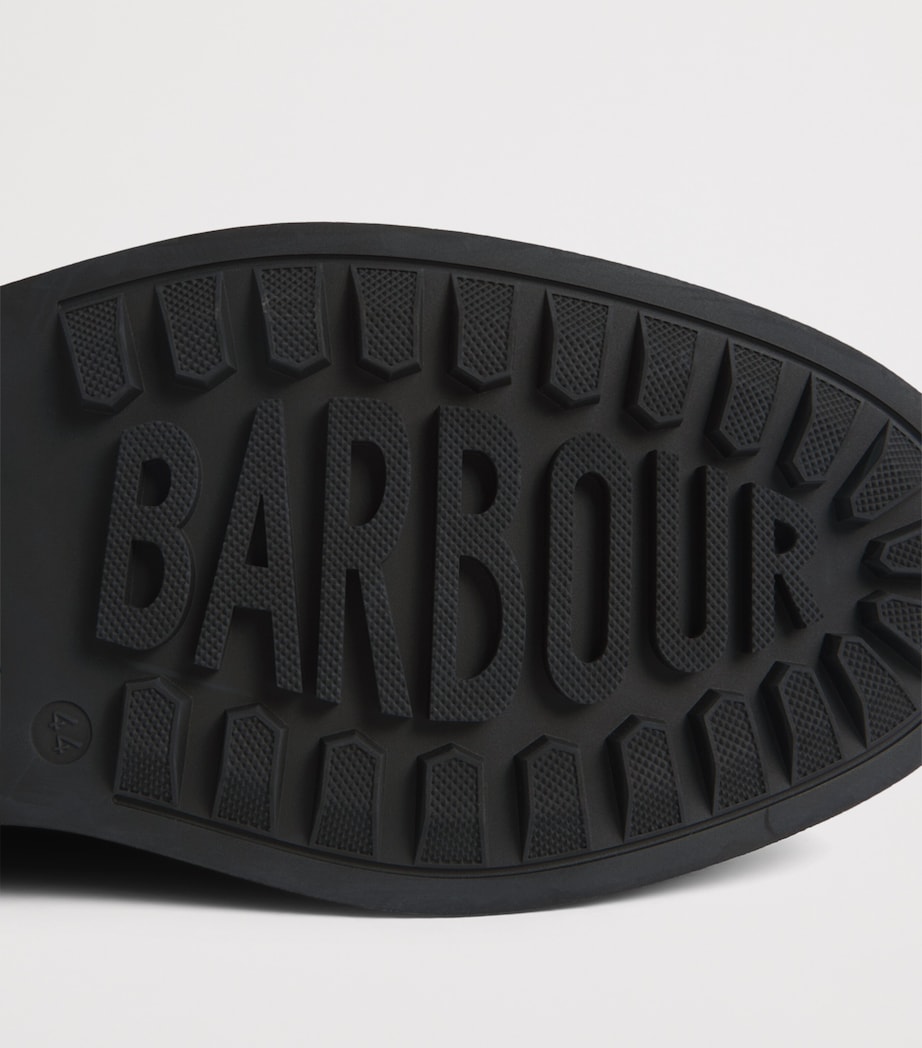 Barbour Leather Hale Chelsea Boots Black Image 5