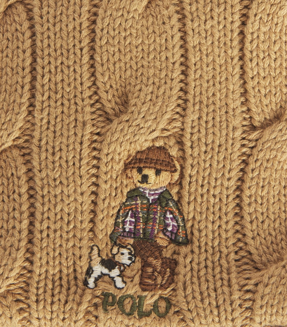 Ralph Lauren Kids Polo Bear Cross-Body Bag Berkshire Tan Image 4