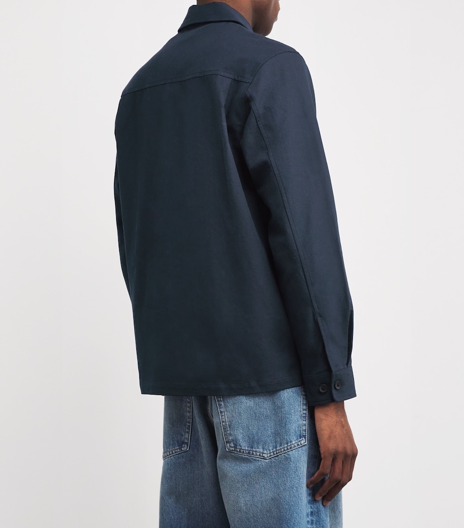 Organic Cotton-Linen Sadomon Overshirt SALUTE Image 4