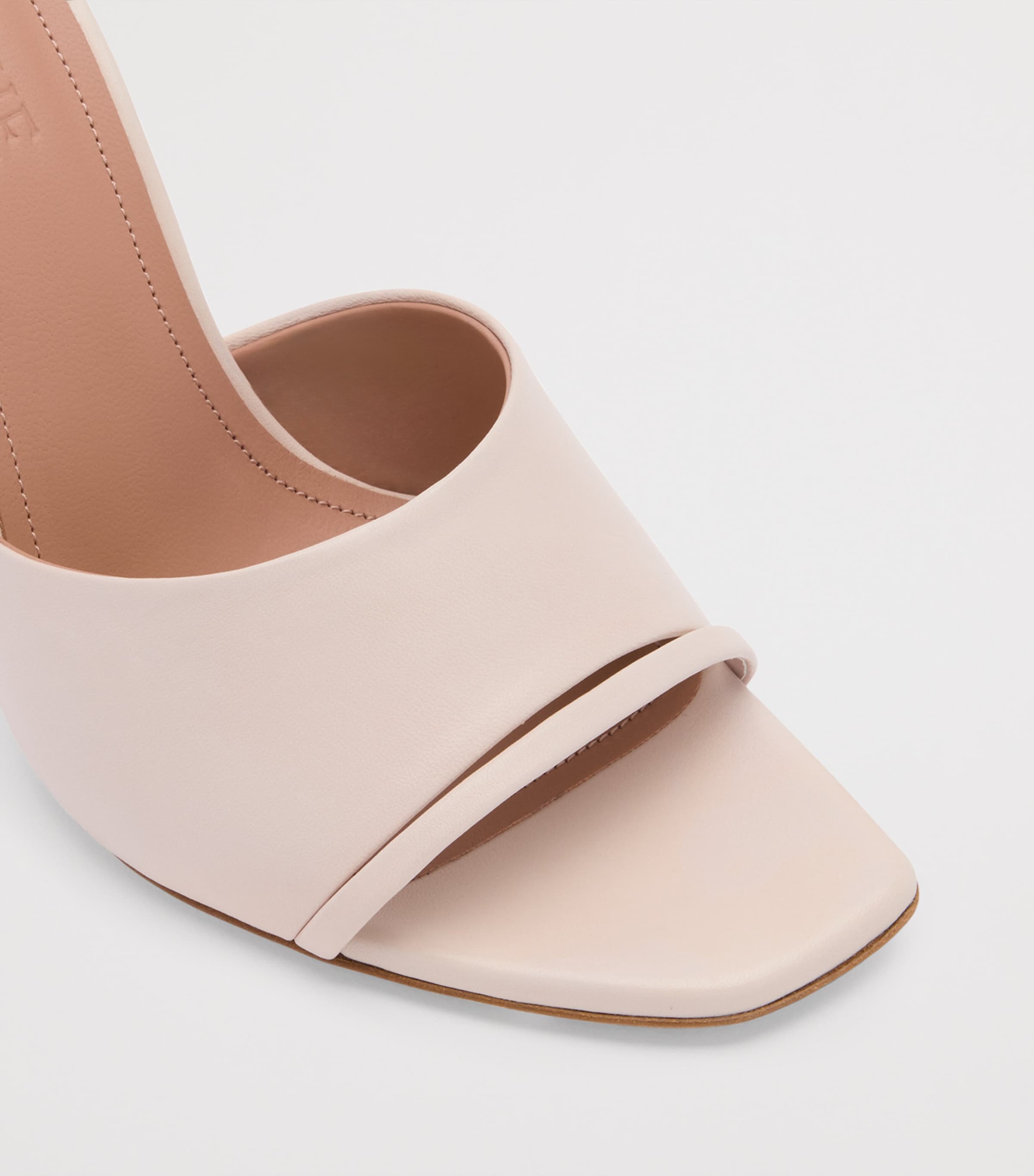 Leather Roxanne Mules 90 SHELL Image 5