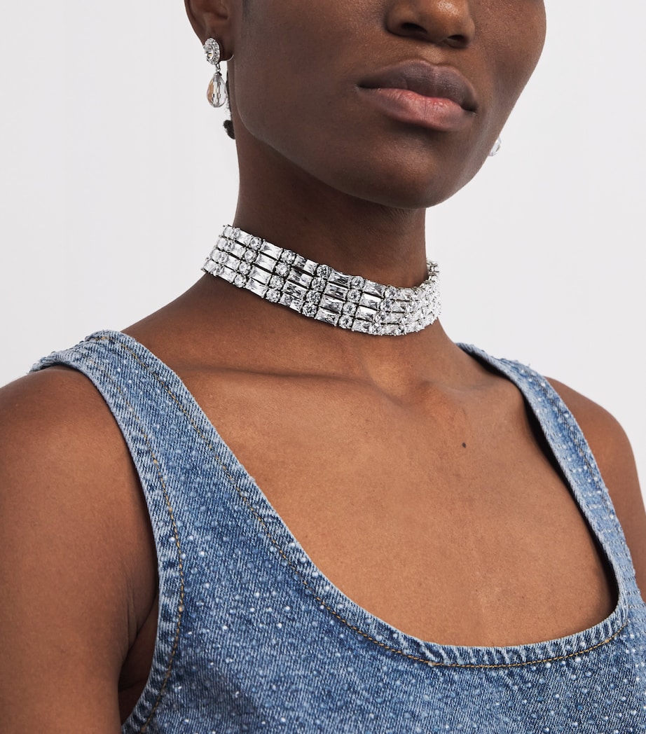 Crystal Choker SILVER Image 3