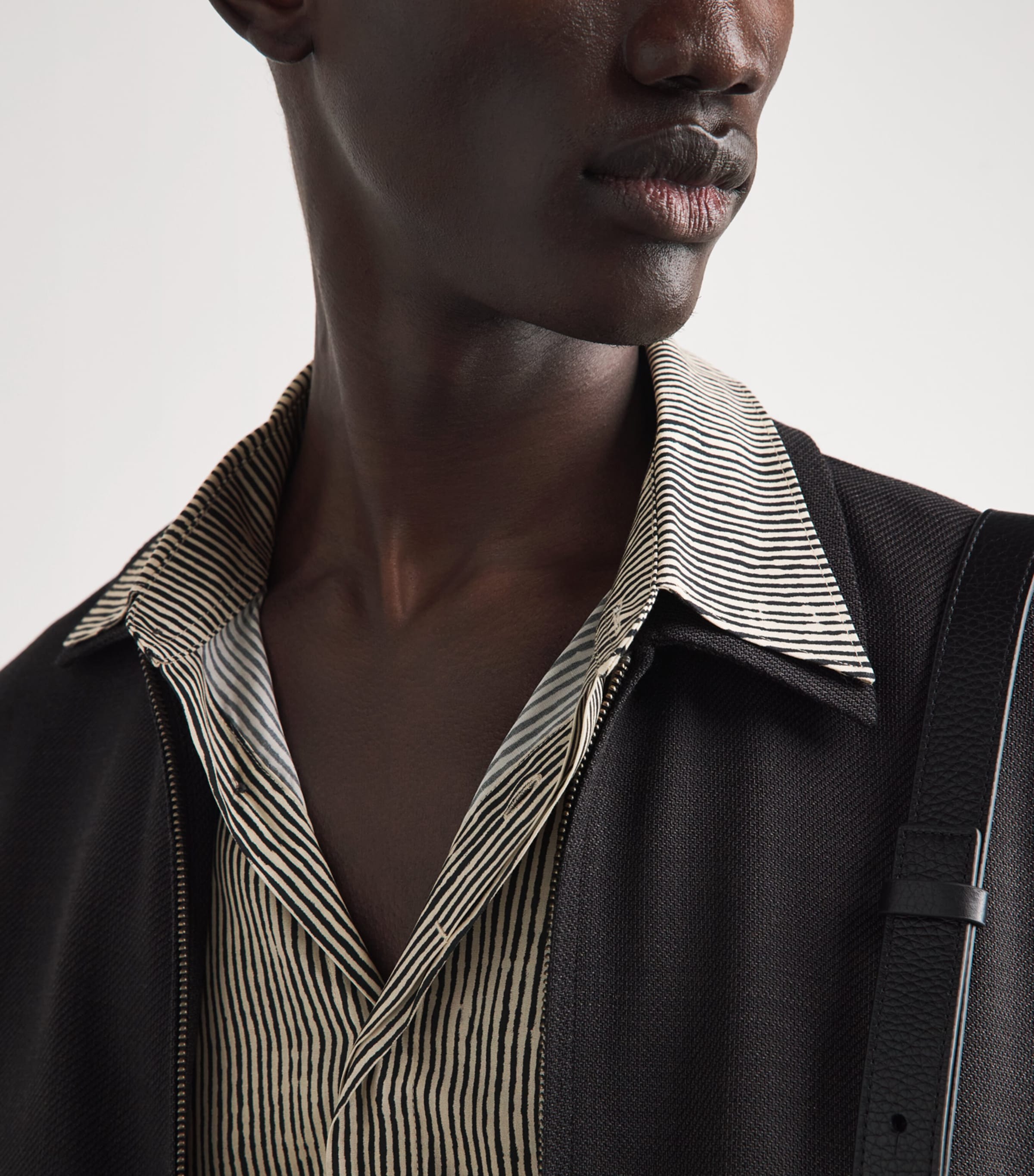Emporio Armani Mens Stripe Long-Sleeve Shirt Image 3