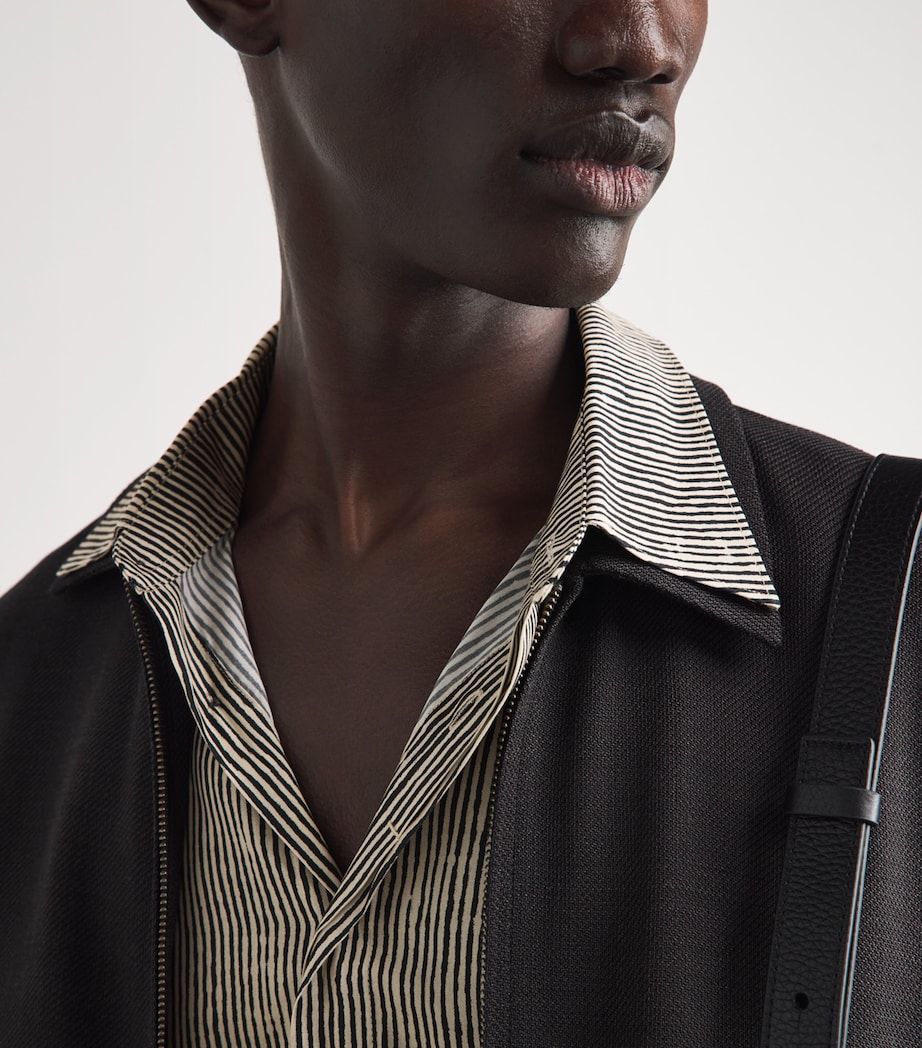 Emporio Armani Mens Stripe Long-Sleeve Shirt Image 3